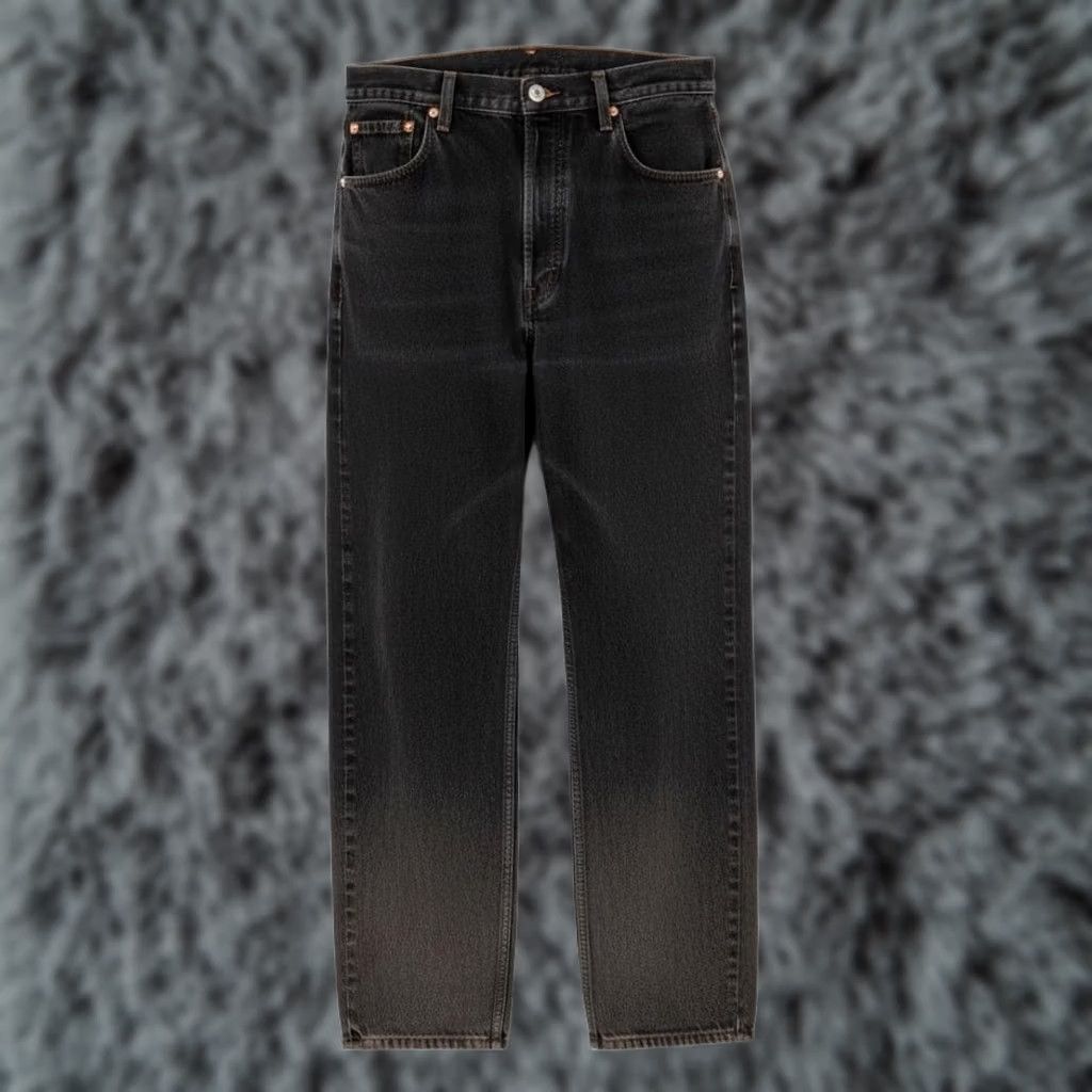 Levi's Levi's 550 Jeans Mens 40x32 Black Charcoal Wash Relaxed Denim Zip Fly Tapered 5-Pocket Logo Size US 40 / EU 56 - 1 Thumbnail