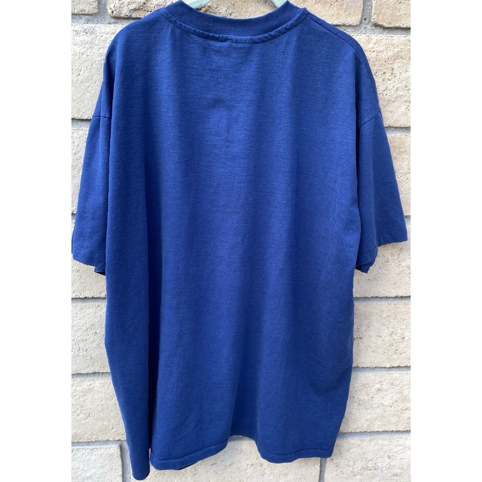 Hanes VINTAGE Stockton Asparagus Festival T-Shirt Blue Hanes Fifty-Fifty XXL 2XL Men Graphic 90s California 1990s Short Sleeve Crew Neck Shirt Mens Size US XXL / EU 58 / 5 - 6 Thumbnail