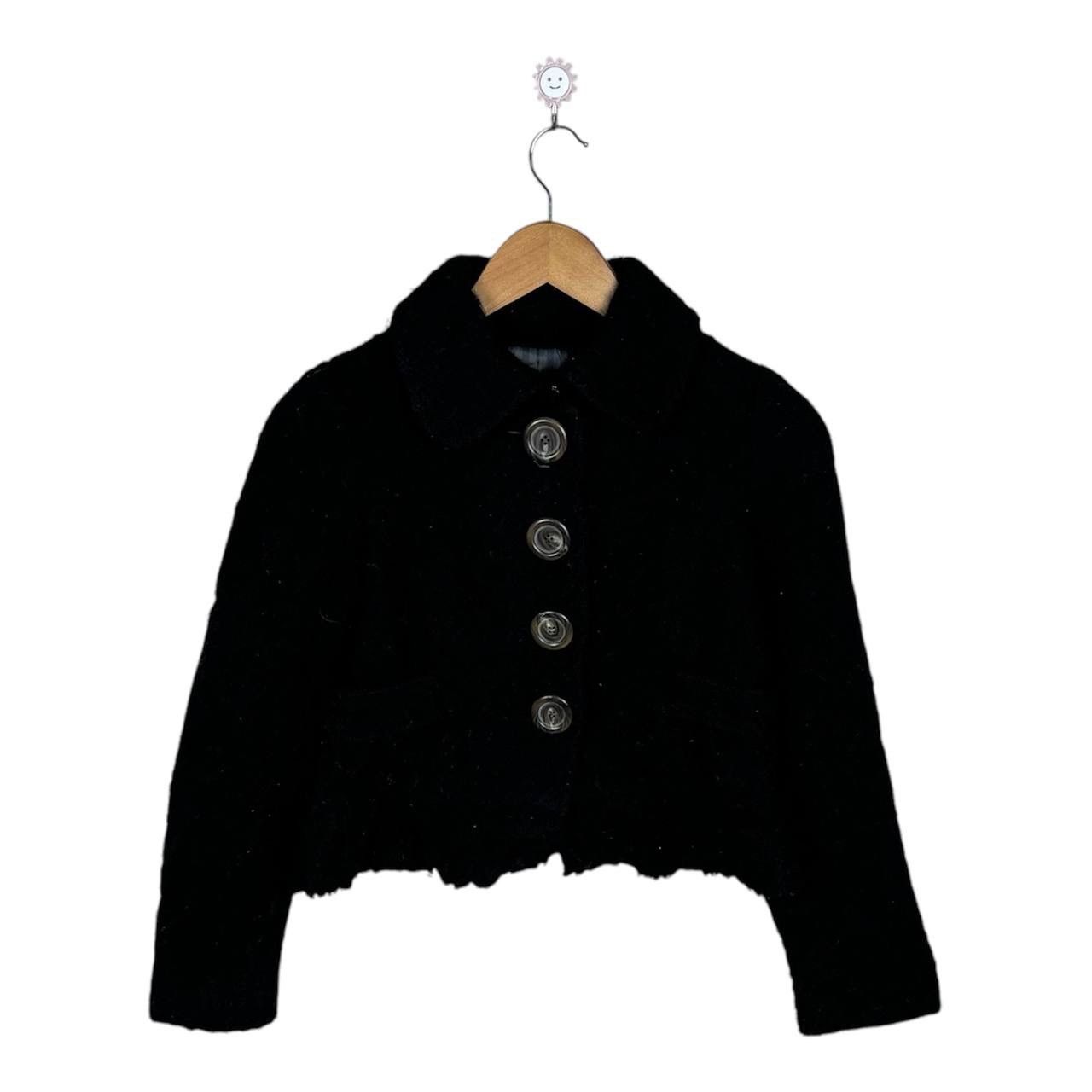 Burberry Burberry London Wool Fur Crop Top Jacket Size XS / US 0-2 / IT 36-38 - 1 Thumbnail