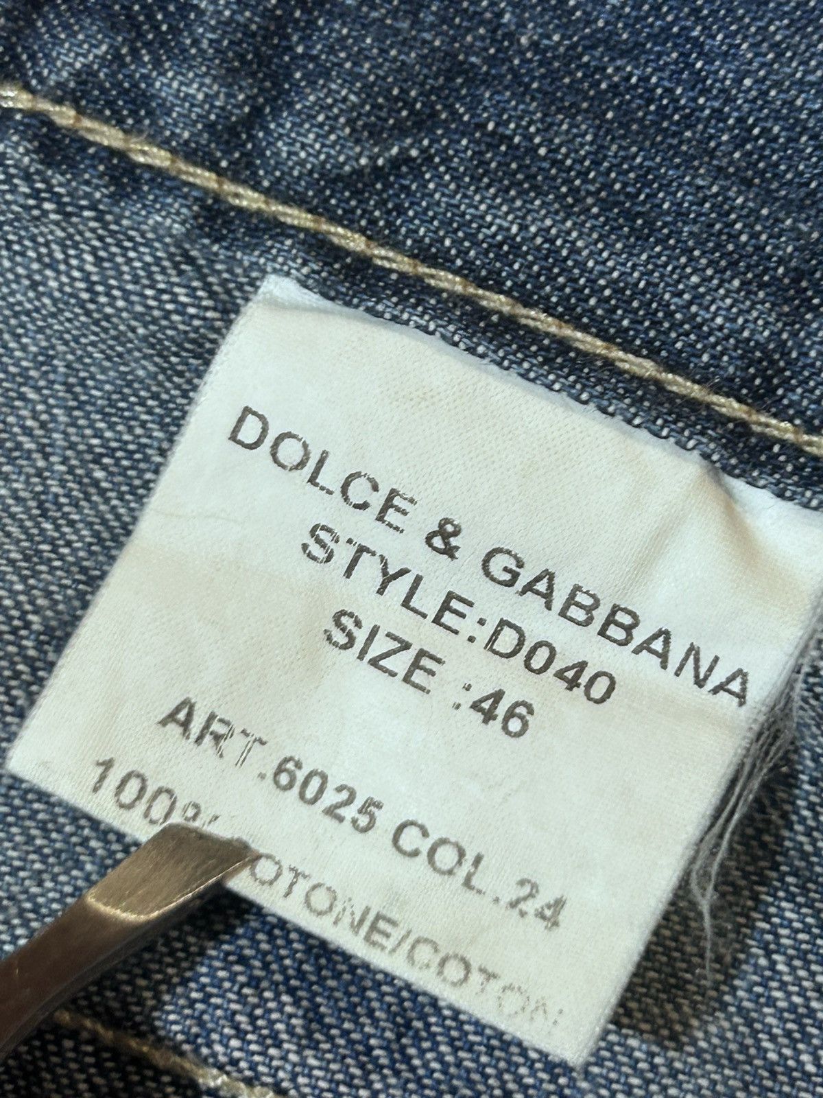 Dolce & Gabbana Dolce & Gabbana D&G Denim Jeans Size 46 Vintage Logo Pocket Size US 32 / EU 48 - 10 Thumbnail