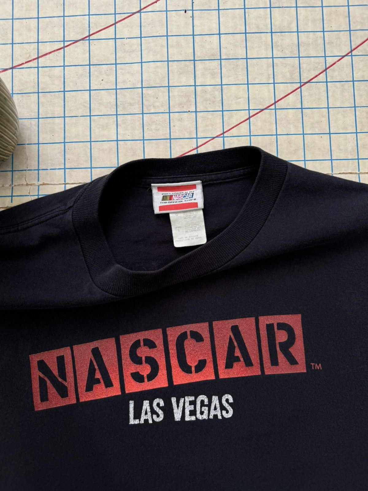 NASCAR × Vintage Vintage NASCAR Las Vegas Black Graphic Tee Size Large Size US L / EU 52-54 / 3 - 6 Thumbnail