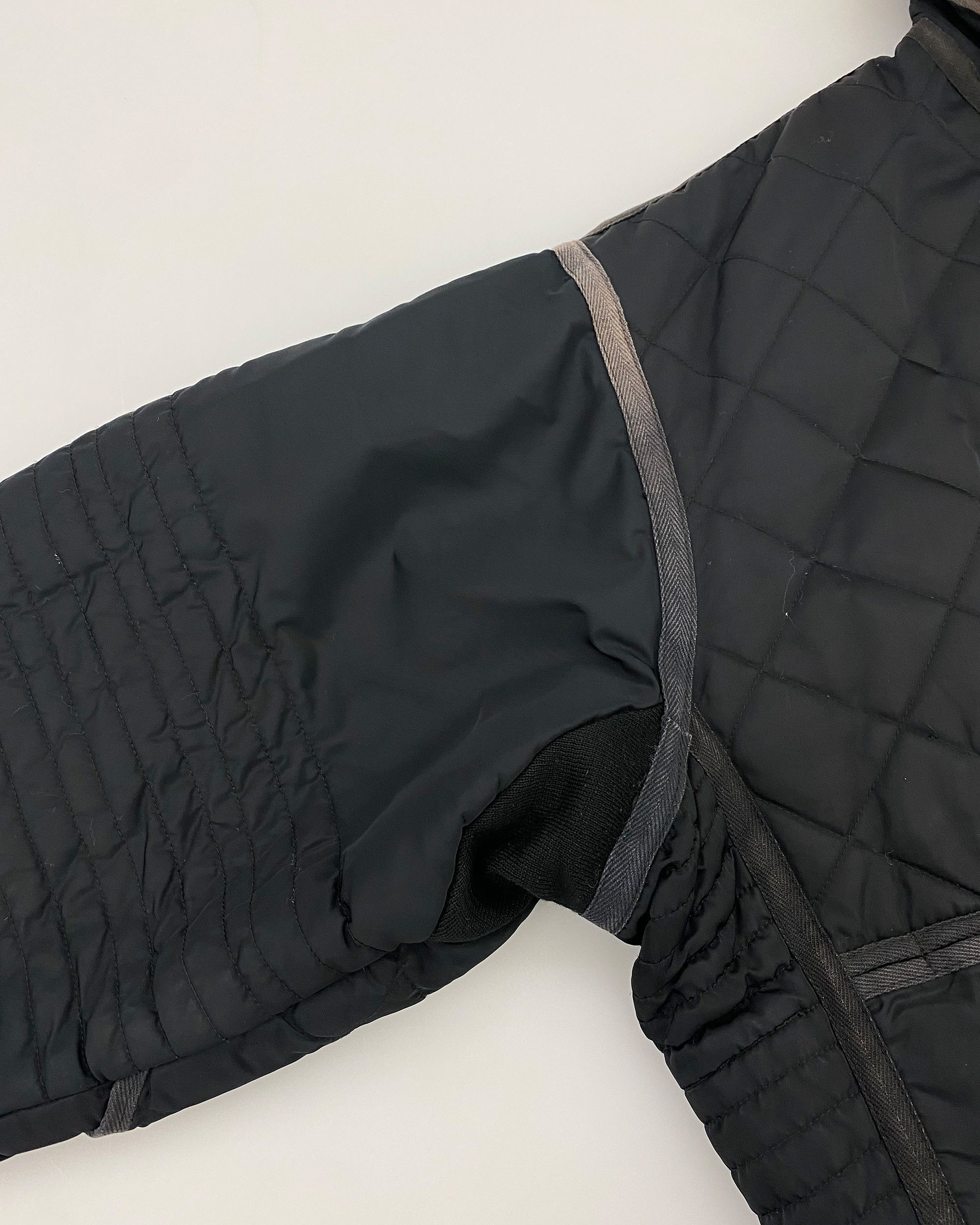 Chevignon 1980s Cosmos Nylon Leather Obersized Flight Jacket Size US XXL / EU 58 / 5 - 6 Thumbnail