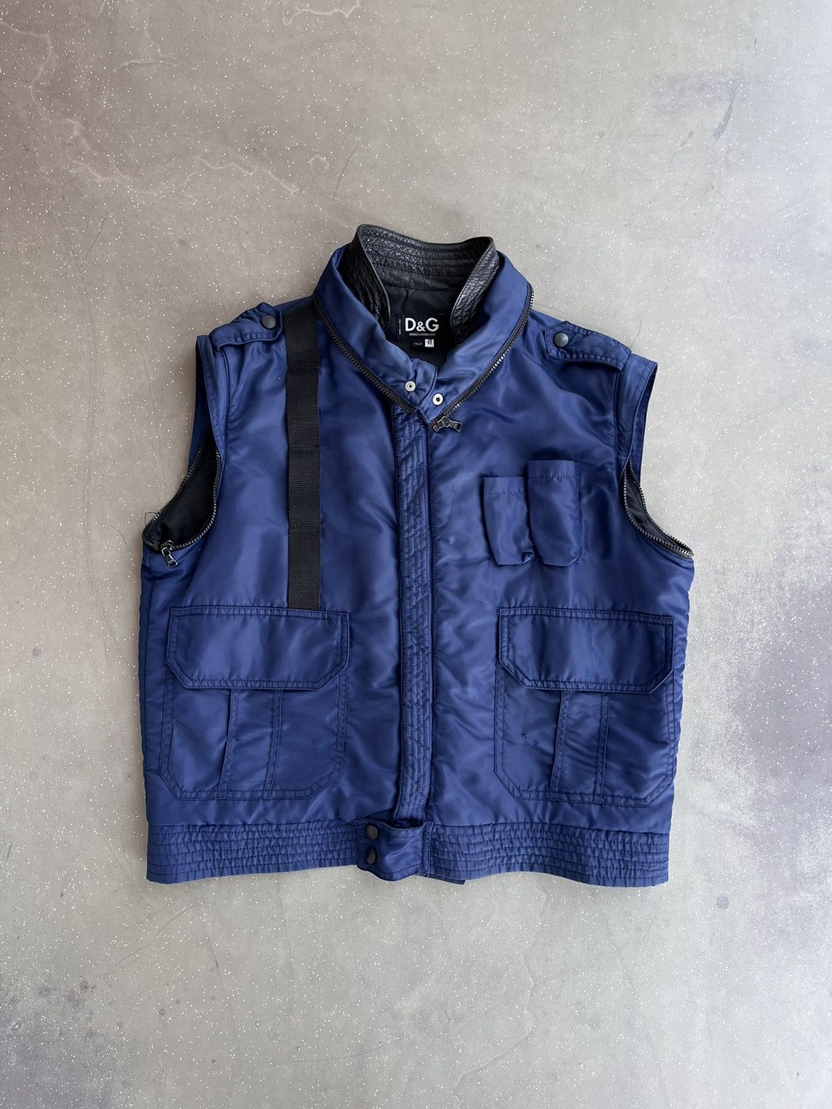 Dolce & Gabbana D&G Flight Jacket with removable sleeves and hood Size US L / EU 52-54 / 3 - 4 Thumbnail