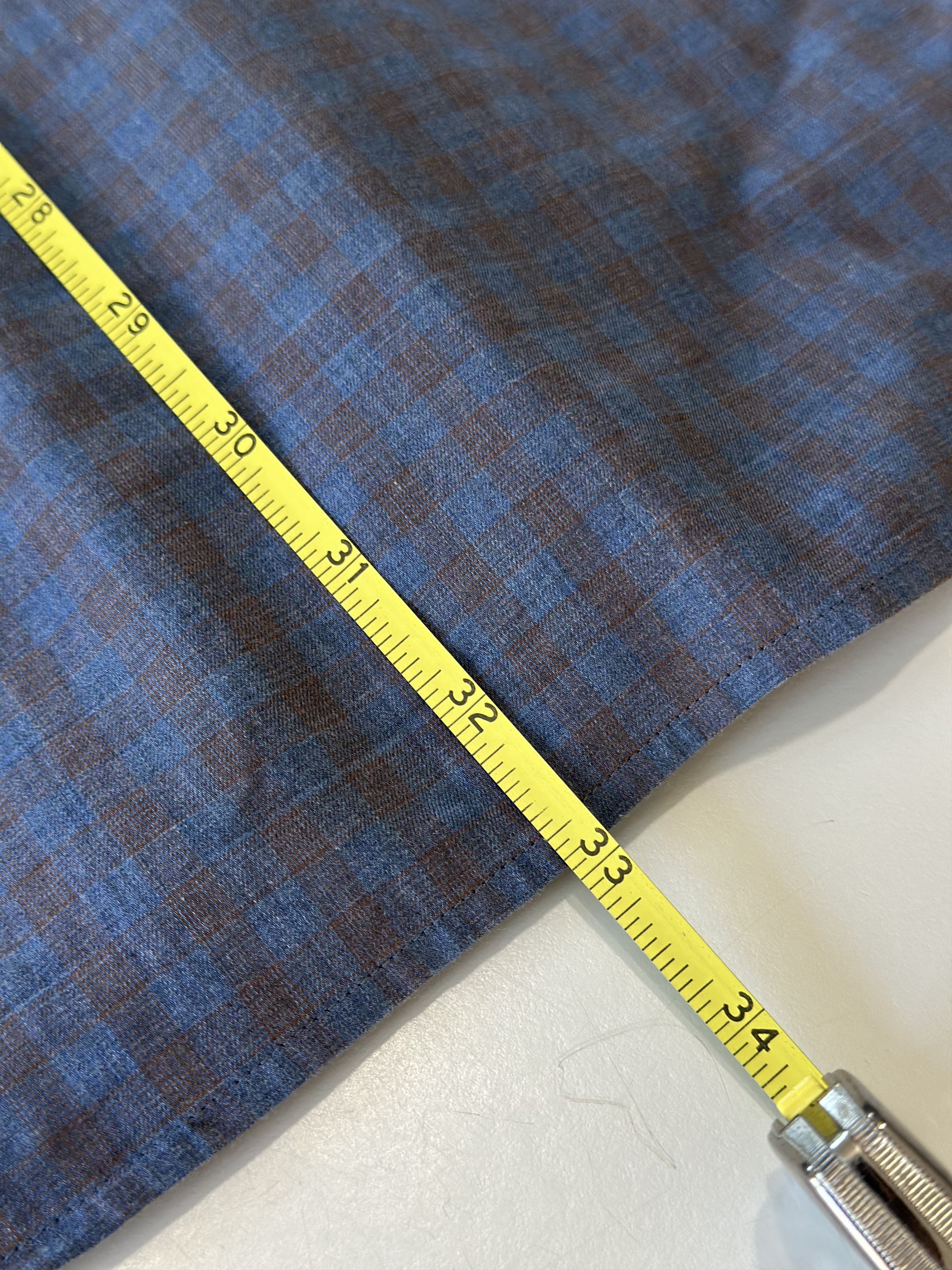 Peter Millar Peter Millar Collection Flex Finish Shirt Mens XL Blue Plaid Size US XL / EU 56 / 4 - 6 Thumbnail