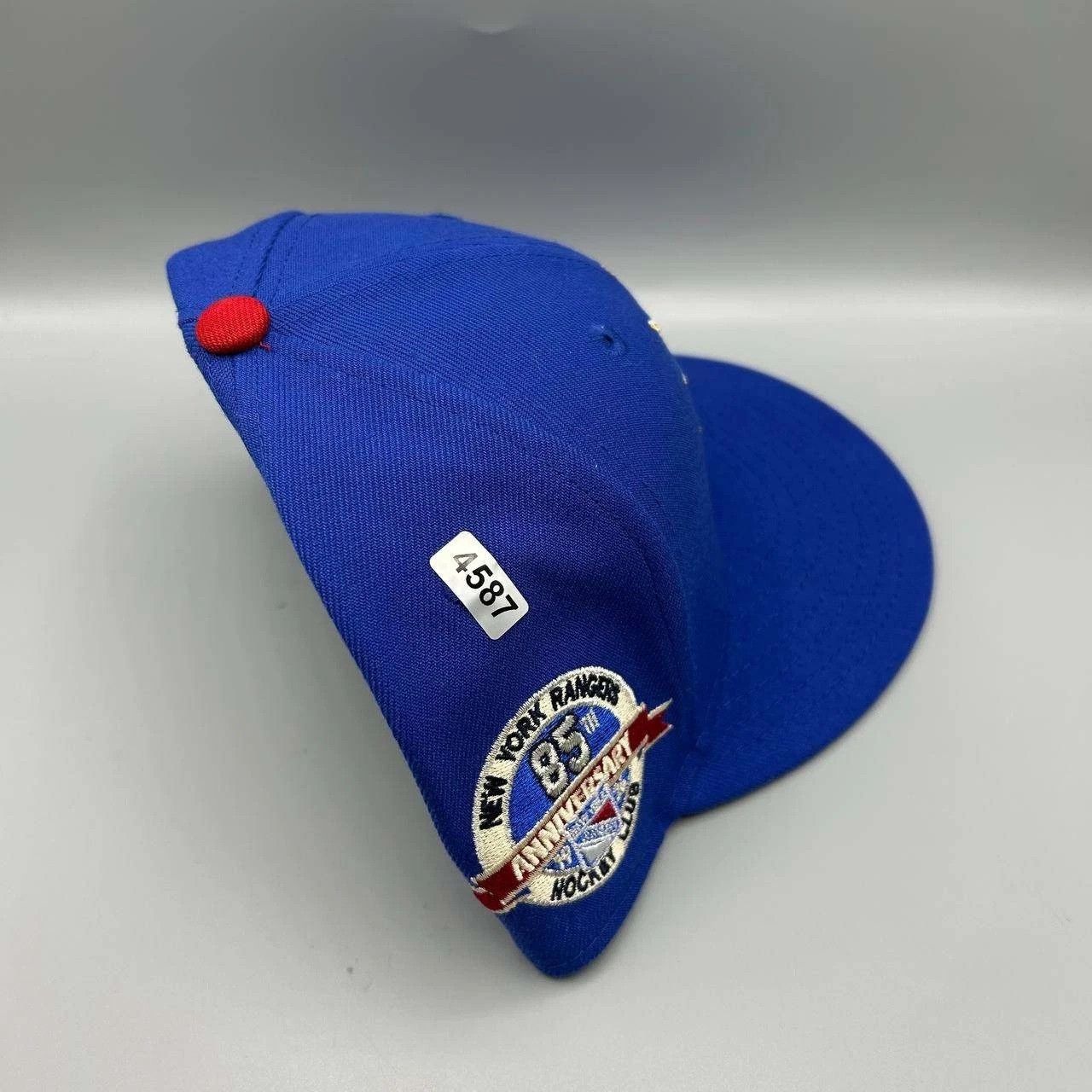 New Era New York Rangers Hat Men 7 1/4 Blue NHL Fitted Cap Hatclub Size ONE SIZE - 10 Thumbnail