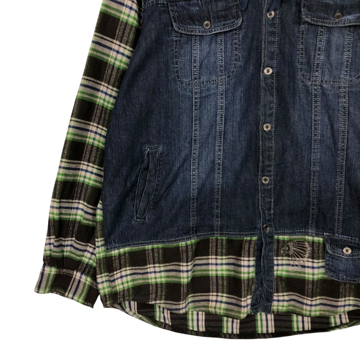 Hysteric Glamour 🔥VINTAGE BIKER JACKET HOODIE TARTAN DESIGN DRUG STORE’S Size US M / EU 48-50 / 2 - 6 Thumbnail