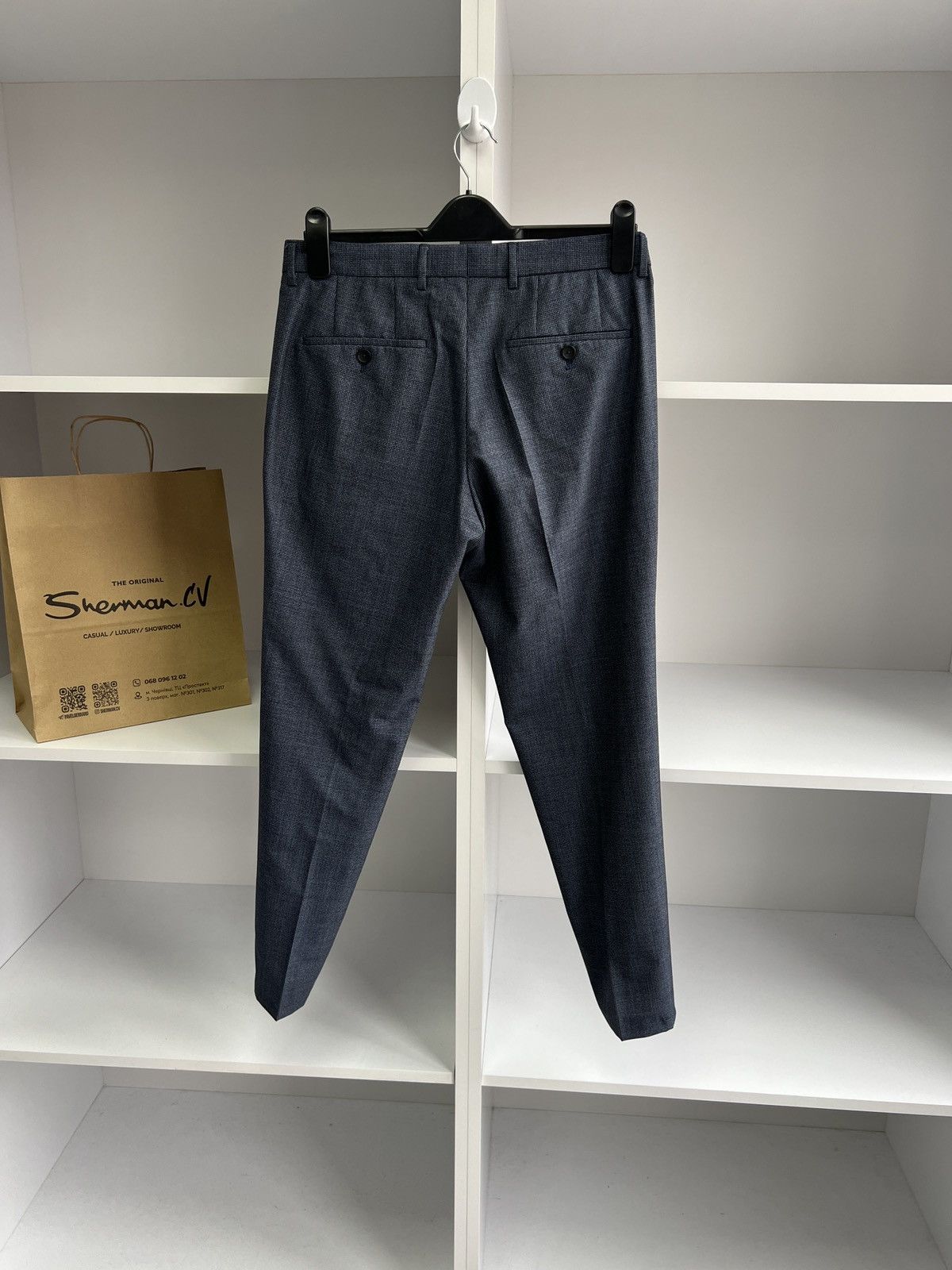 Designer × Hugo Boss × Vintage Vintage Hugo Boss Luxury Old Money Style Suit Size 48S - 20 Thumbnail