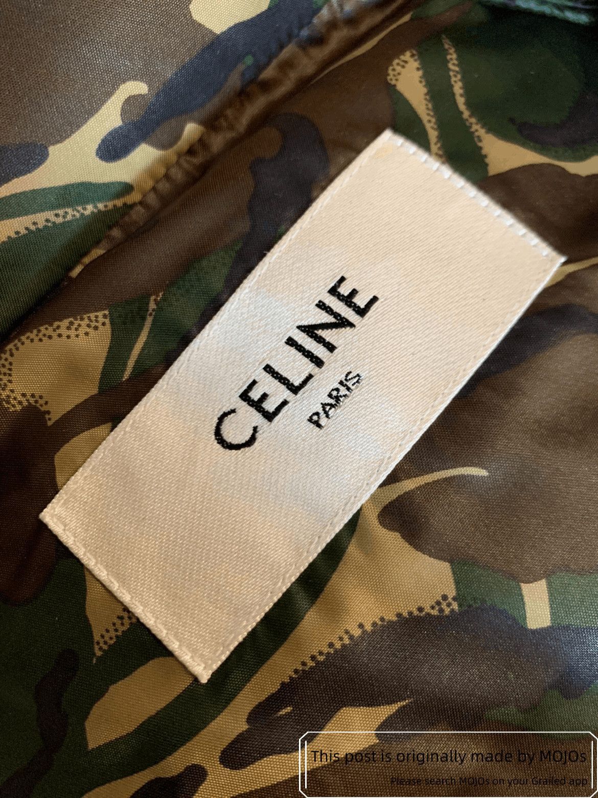 Celine Sz 50 Celine Camo Logo Puffer Jacket Size US M / EU 48-50 / 2 - 6 Thumbnail
