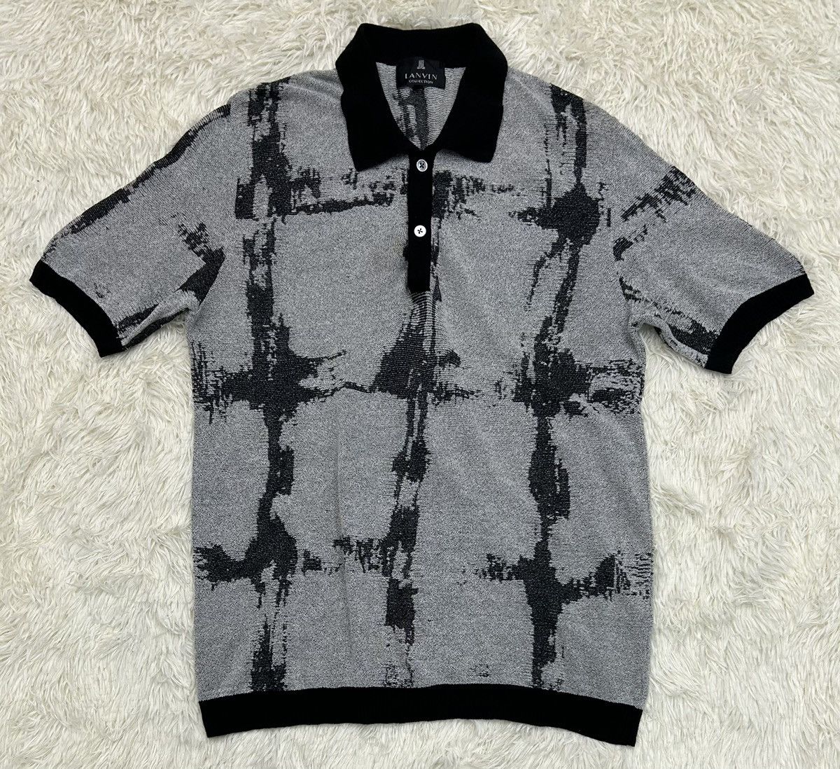 Lanvin Lanvin Collection Cotton Short Sleeve Sweater Polo Size US M / EU 48-50 / 2 - 1 Thumbnail