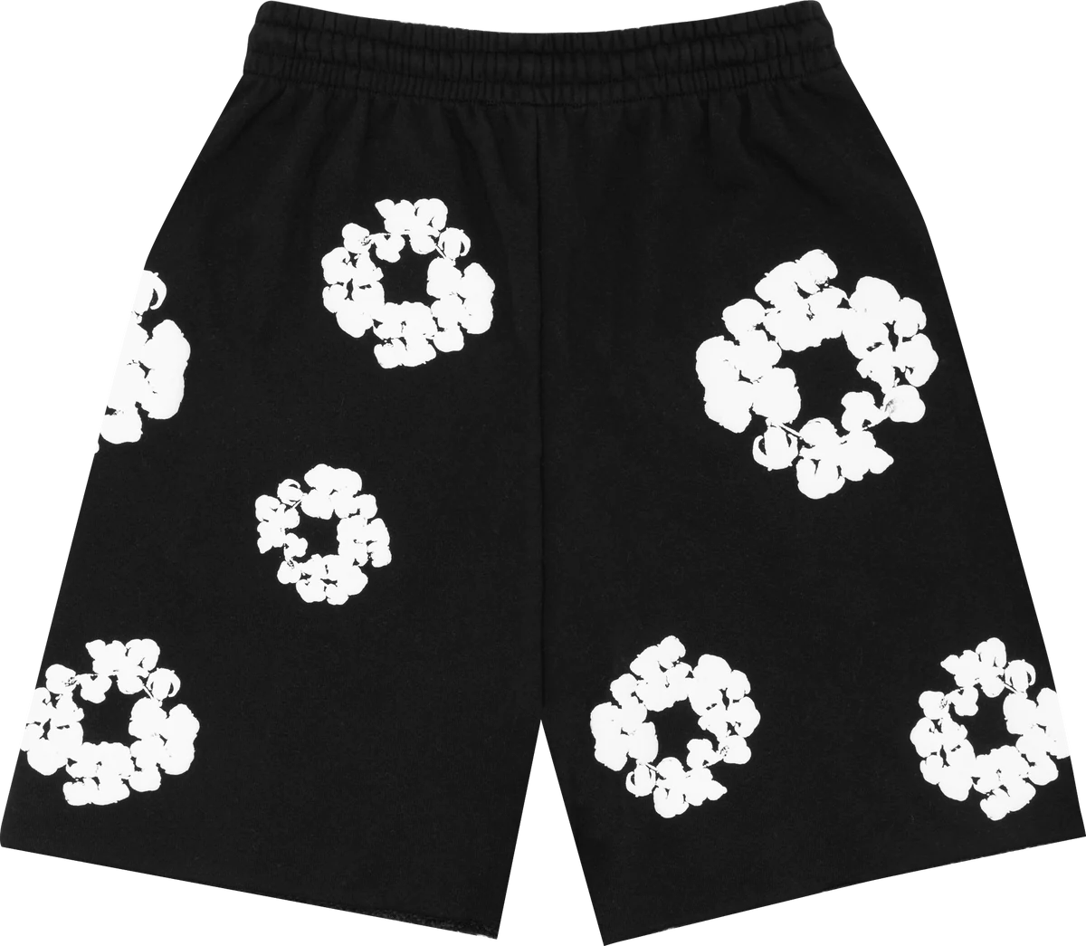 thumbnail image 2 of Denim Tears Grey Cotton Wreath Sweat Shorts – Men's Regular Fit, New With Tags 2 of 6