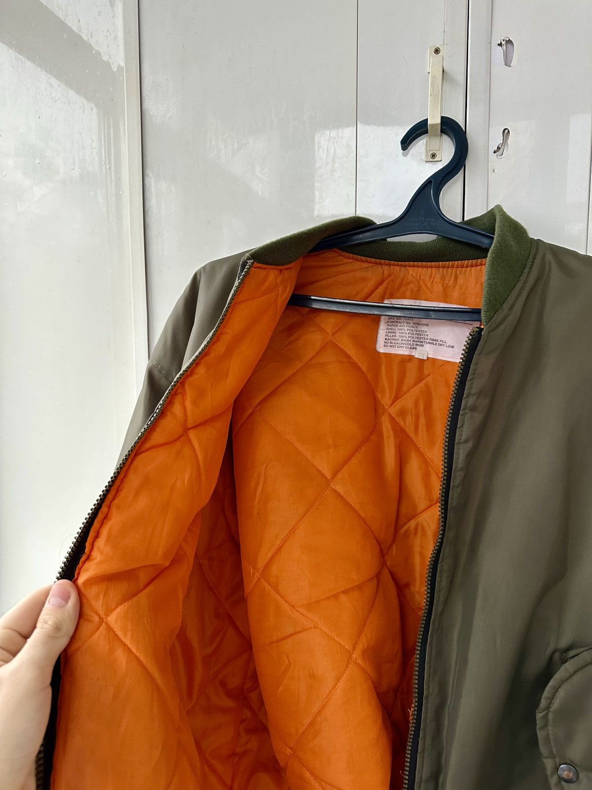 Other Vintage MA-1 Bomber Jacket Military Air Force Size US M / EU 48-50 / 2 - 12 Thumbnail