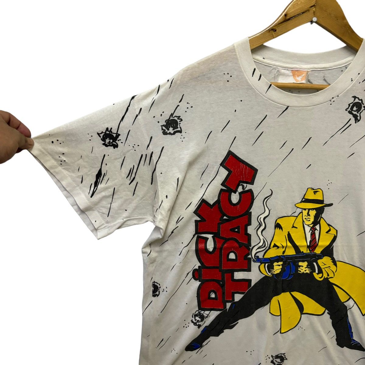 Vintage Vintage Dick Tracy Over Print Tshirt Size US L / EU 52-54 / 3 - 7 Thumbnail