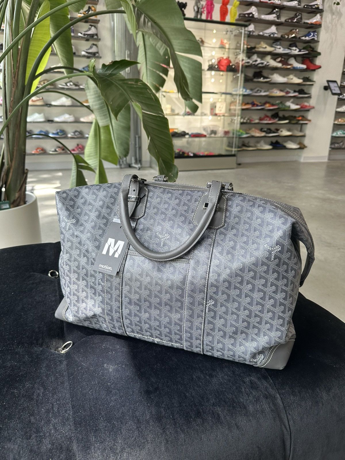 image of Goyard Boeing 45 Duffle Grey, Men's
