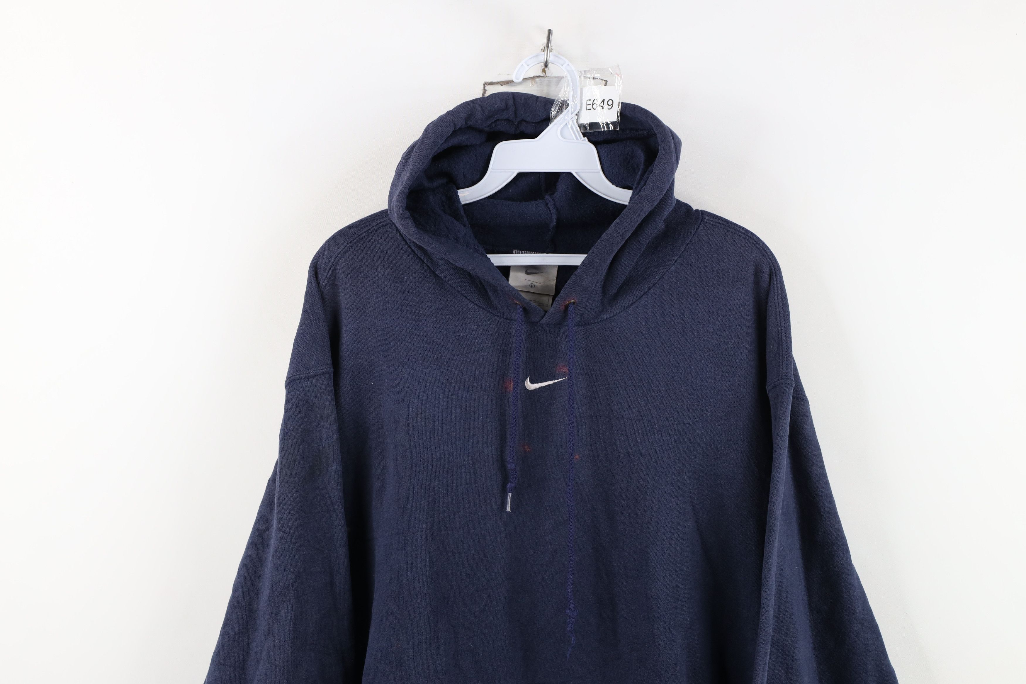 Nike Vintage 90s Nike Scott Center Swoosh Hoodie Sweatshirt Size US XL / EU 56 / 4 - 2 Thumbnail