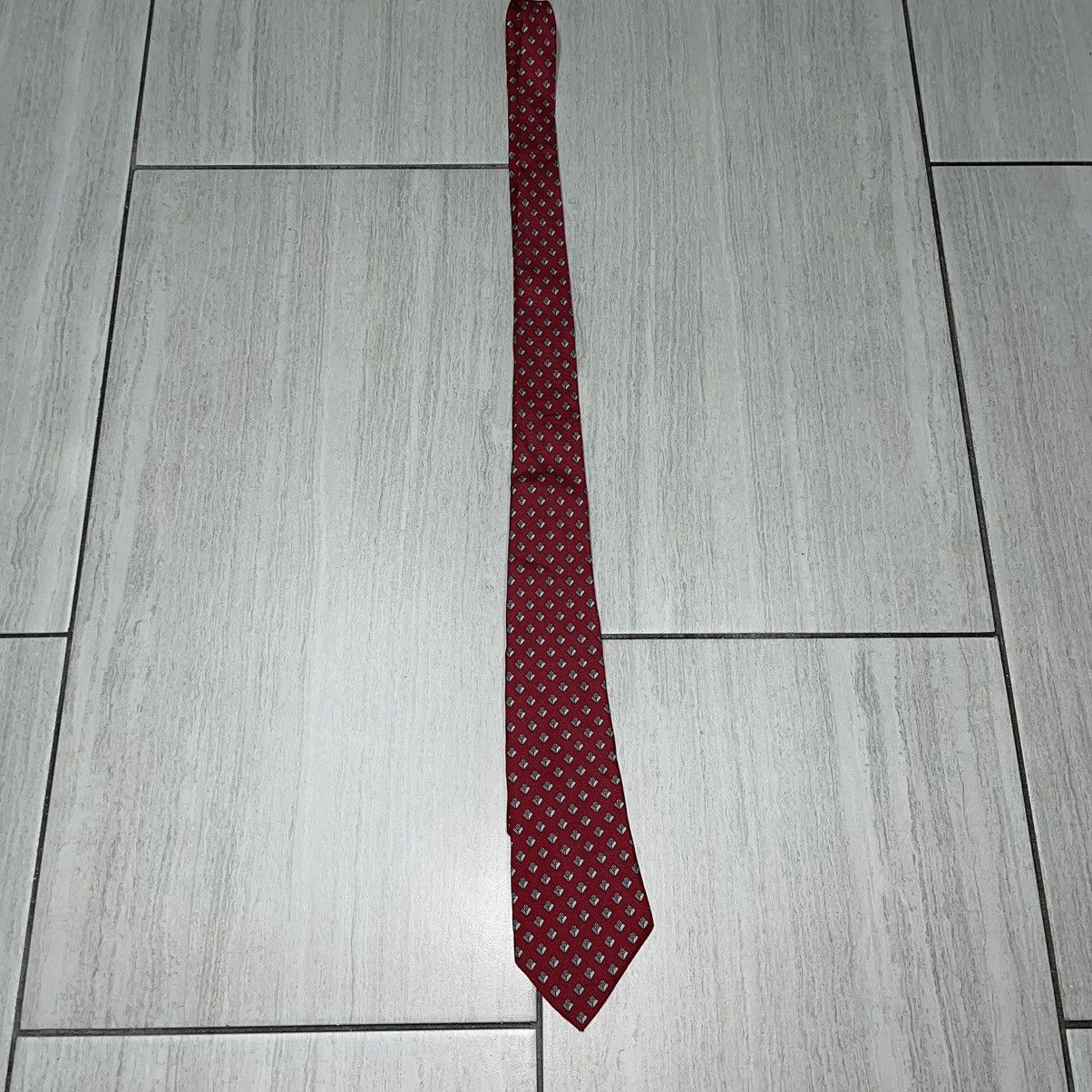 Hermes Hermes Square Mini H Vintage Tie Size ONE SIZE - 3 Thumbnail