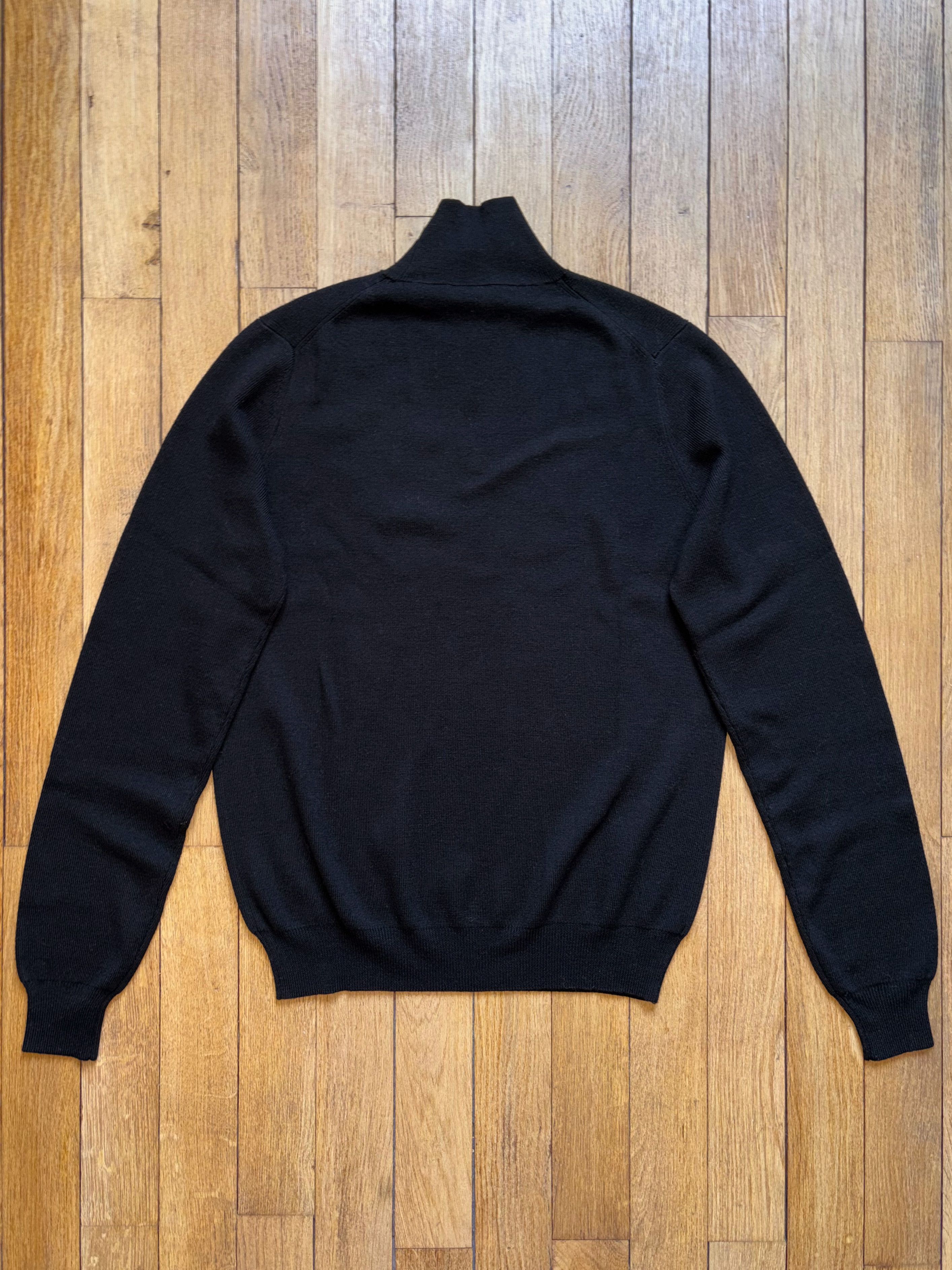 Mugler Mugler mens black cutout knit sweater Size US M / EU 48-50 / 2 - 3 Thumbnail