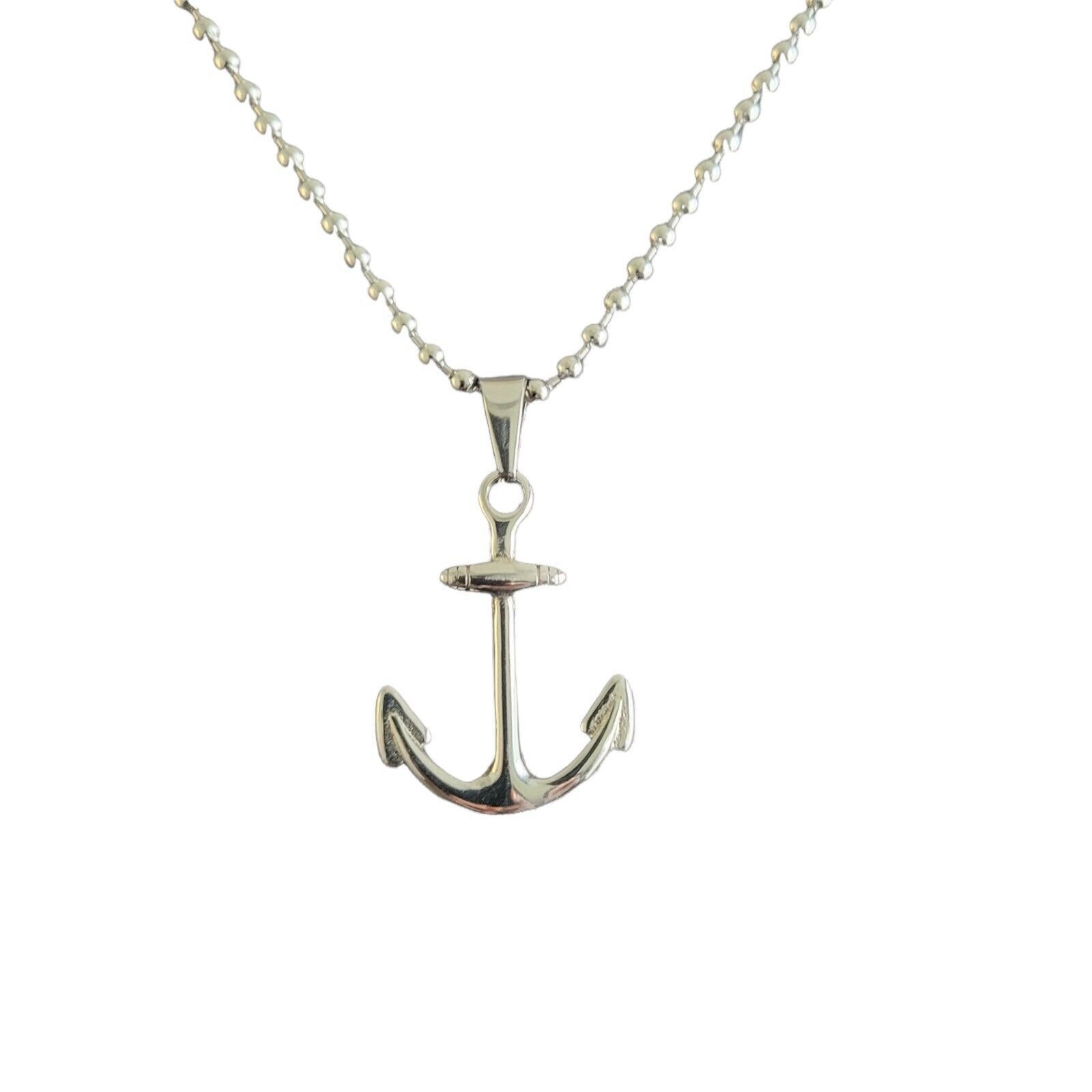 Macys LEGACY for MEN by Simone Sm Mens Anchor Pendant Stainless Size ONE SIZE - 3 Thumbnail