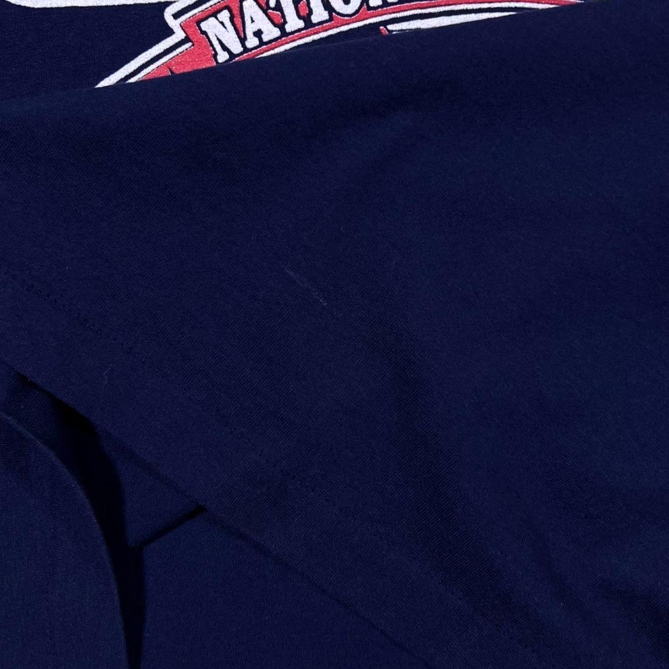Vintage VINTAGE Screen Stars MLB Atlanta Braves Baseball Single Stitch T-Shirt L Mens Navy Blue 1992 Graphic Print 50/50 Regular Short Sleeve Round Neck Size US M / EU 48-50 / 2 - 7 Thumbnail