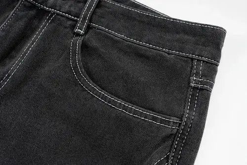 Jean Y2k Washed Gradient Hombre Loose Flared Jeans Trousers Size US 33 - 7 Thumbnail