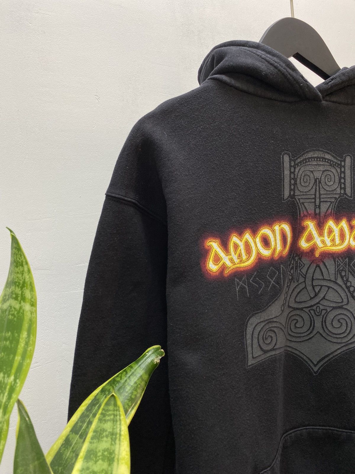 Band Tees × Vintage Vintage Amon Amarth Band Hoodie Size US M / EU 48-50 / 2 - 6 Thumbnail