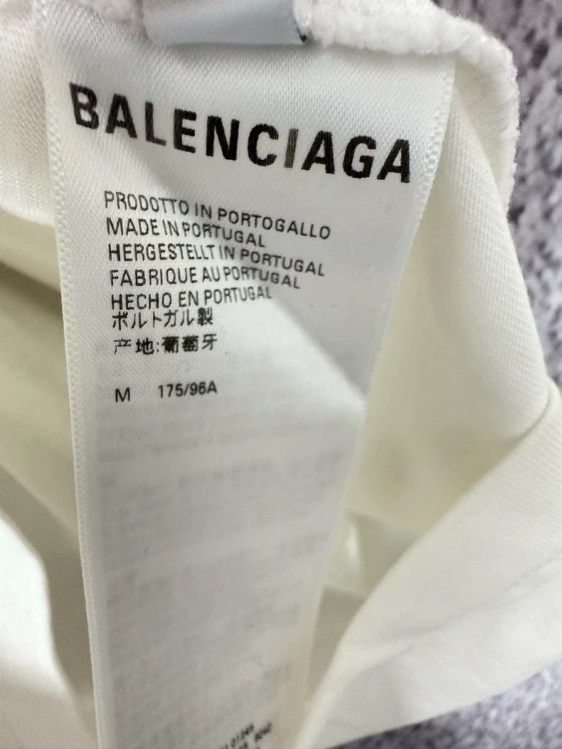 Balenciaga Balenciaga White tiger head embroidery short-sleeve Size US M / EU 48-50 / 2 - 7 Thumbnail