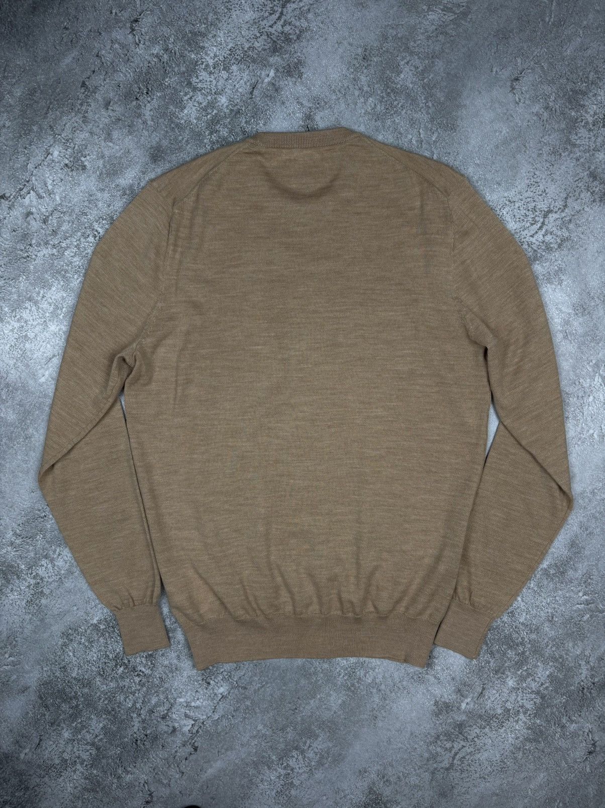 Vintage Suitsupply Men’s Merino Wool Pullover Medium Size US M / EU 48-50 / 2 - 2 Thumbnail