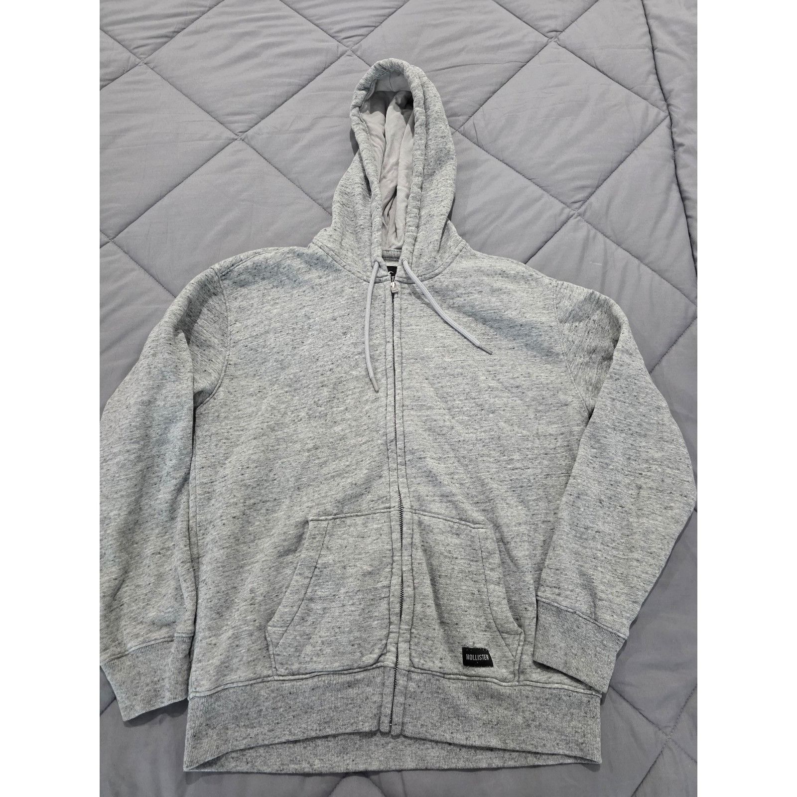 Hollister Hollister Men's Sz Small Hoodie Full Zip Gray Hooded Sweater Size US S / EU 44-46 / 1 - 1 Thumbnail