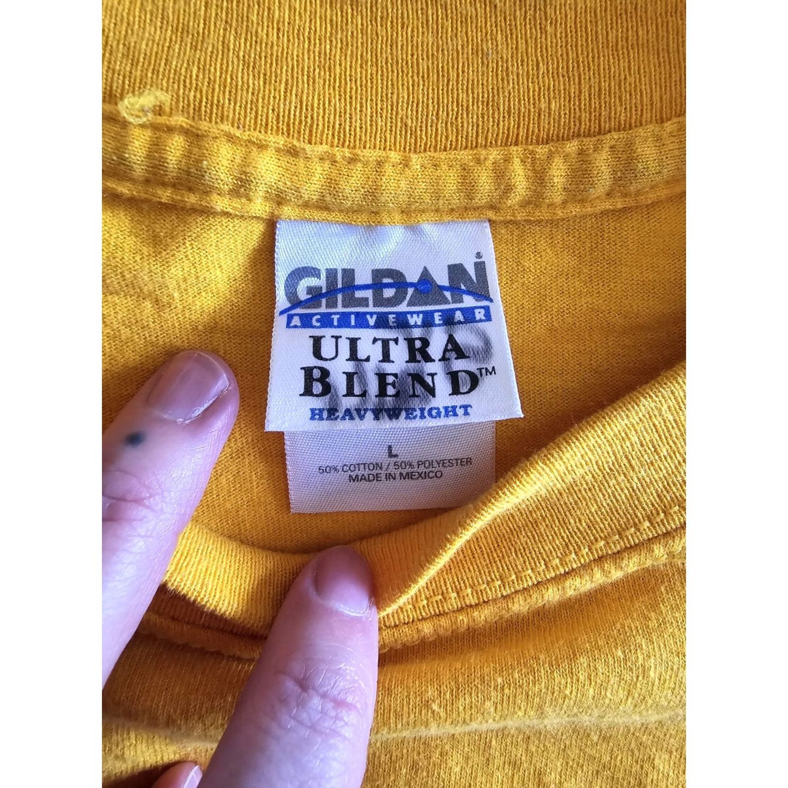 Gildan VINTAGE 90s Y2K Eagle Scouts Tshirt Marysville Michigan Adult Large Yellow Gildan Graphic Tee Unisex Short Sleeve Men's Womens Size US L / EU 52-54 / 3 - 5 Thumbnail