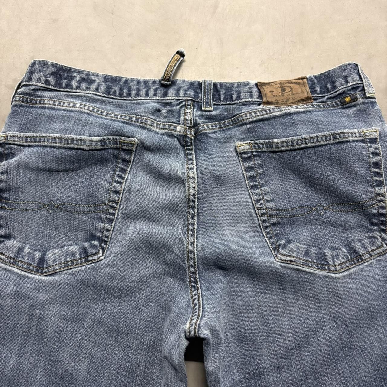 Lucky Brand Crazy Vintage Y2K 2000s Baggy Lucky Brand Dark Wash Denim Jeans! Size US 36 / EU 52 - 7 Thumbnail