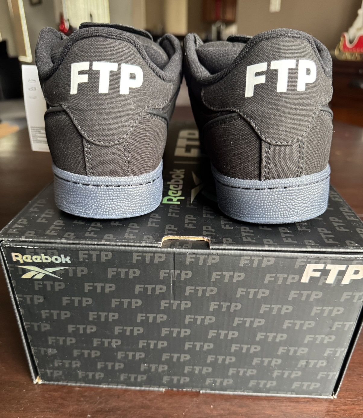 Fuck The Population FTP Reebok Club C Bulc CLN Black Size US 8 / EU 41 - 6 Thumbnail