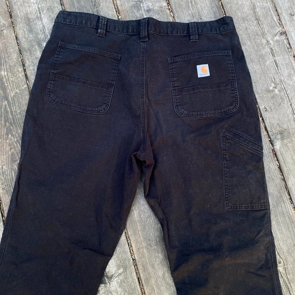 Carhartt Carhartt MultiPocket Cargo Pants Size 40 Black Relaxed Fit Size US 40 / EU 56 - 1 Thumbnail