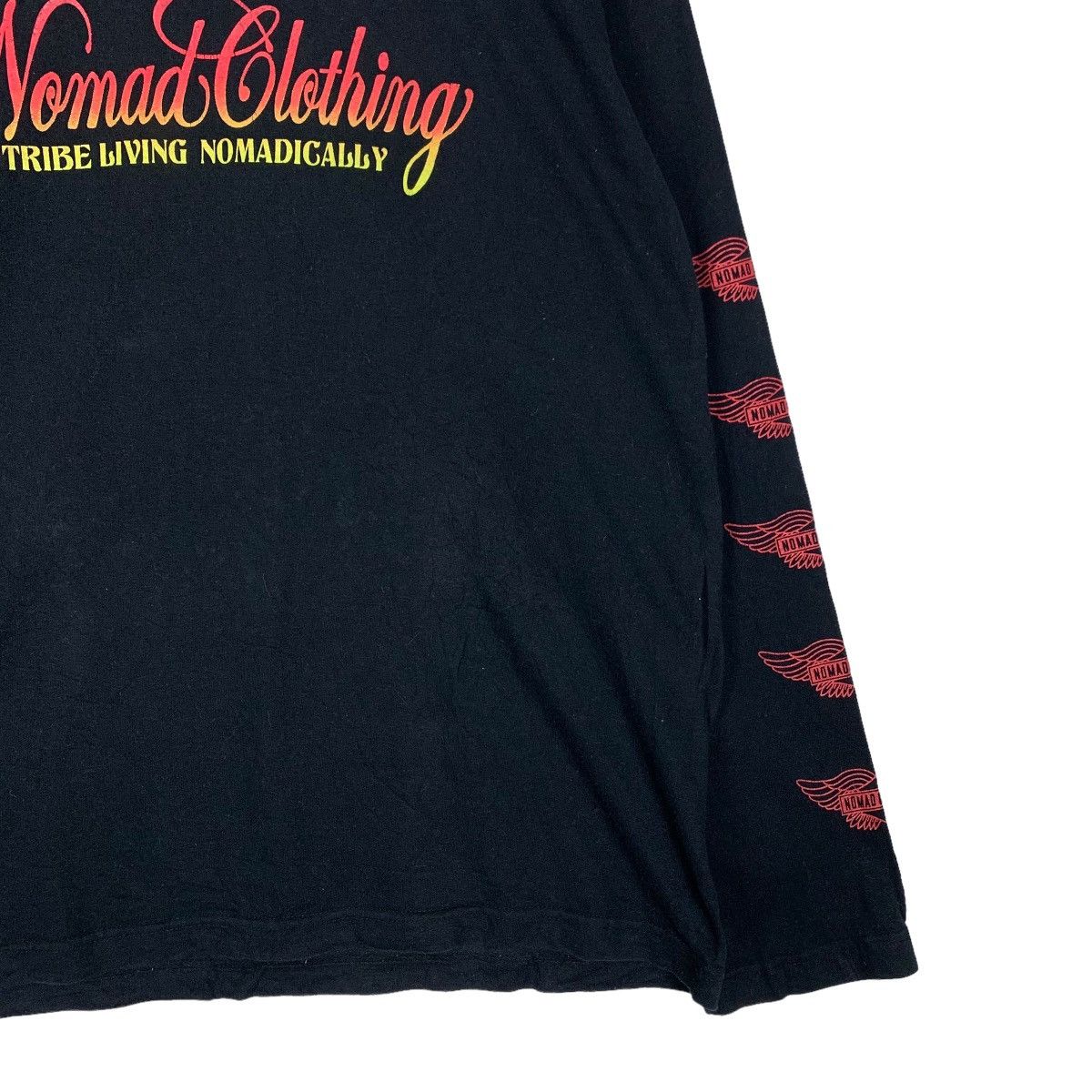Japanese Brand NOMAD CLOTHING A TRIBE LIVING NOMADICALLY LS TEES #0190-C9 Size US L / EU 52-54 / 3 - 6 Thumbnail