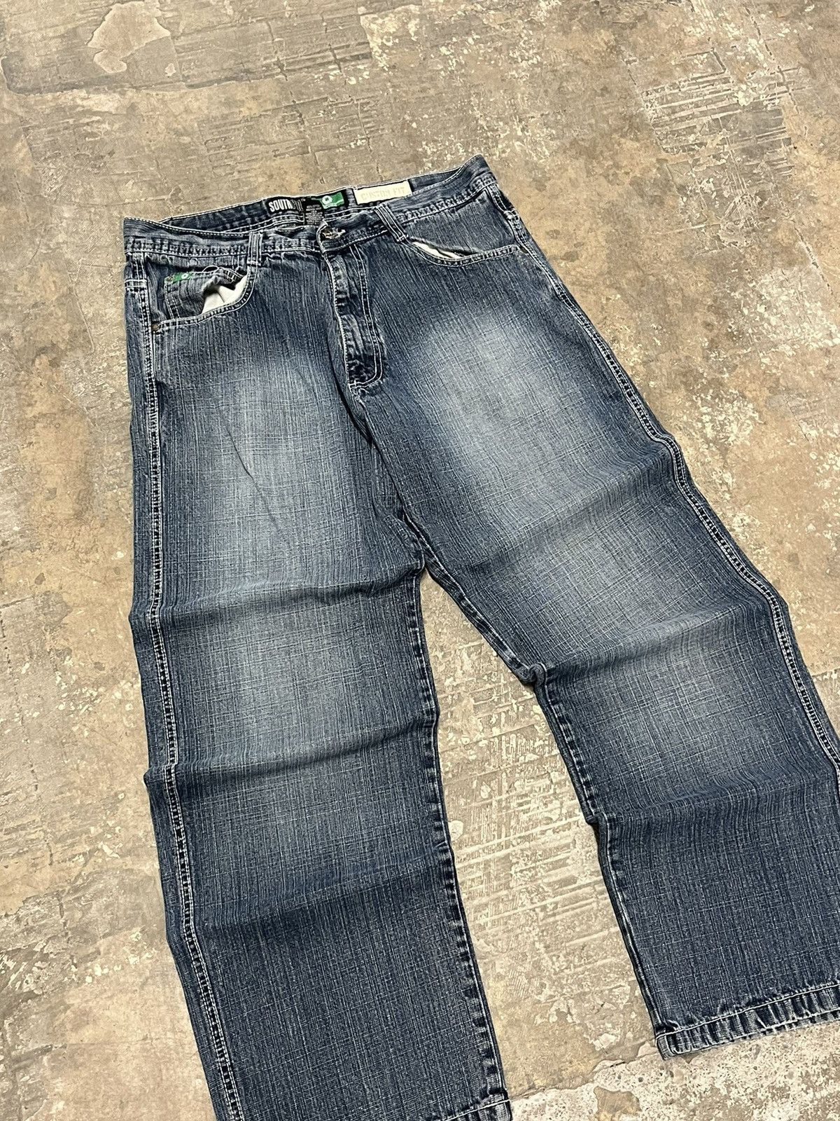 Southpole × Vintage Southpole y2k baggy fit denim skater rare hype drill Size US 32 / EU 48 - 7 Thumbnail