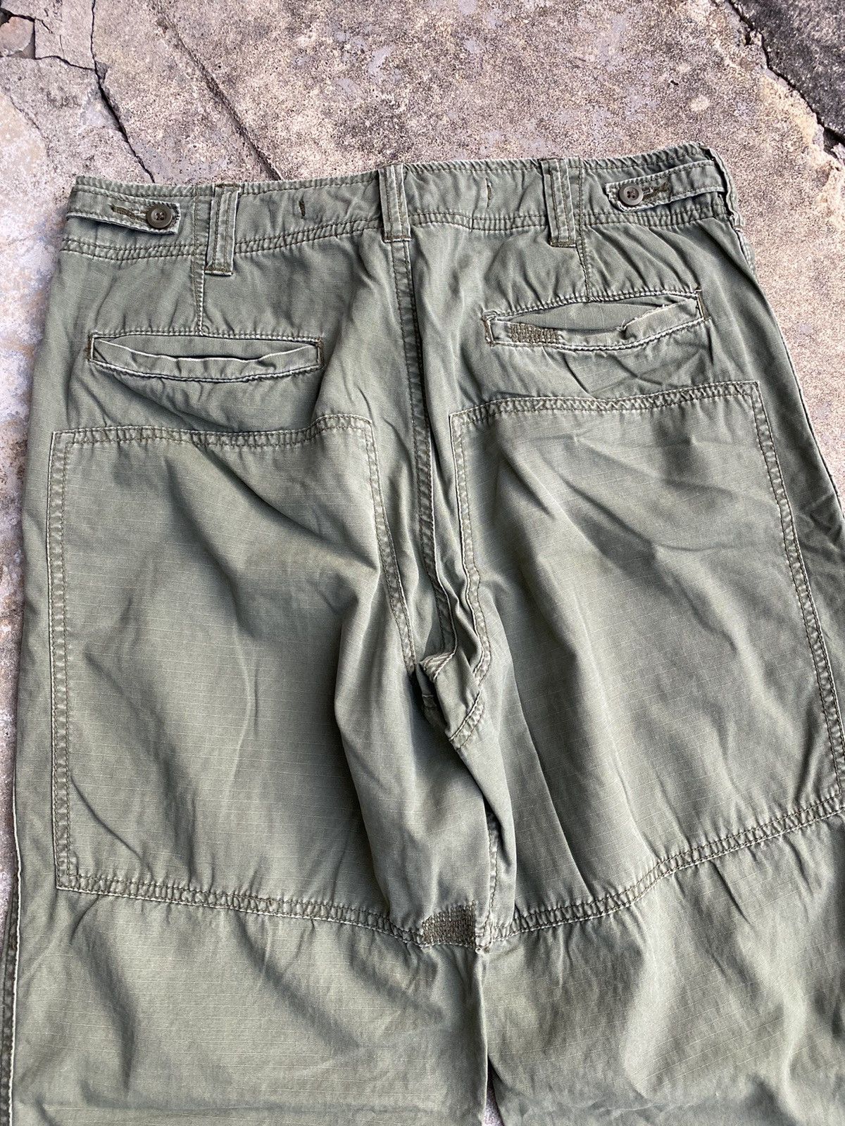 Vintage Polo Ralph Lauren Double Knee Distressed Pants Size US 32 / EU 48 - 9 Thumbnail