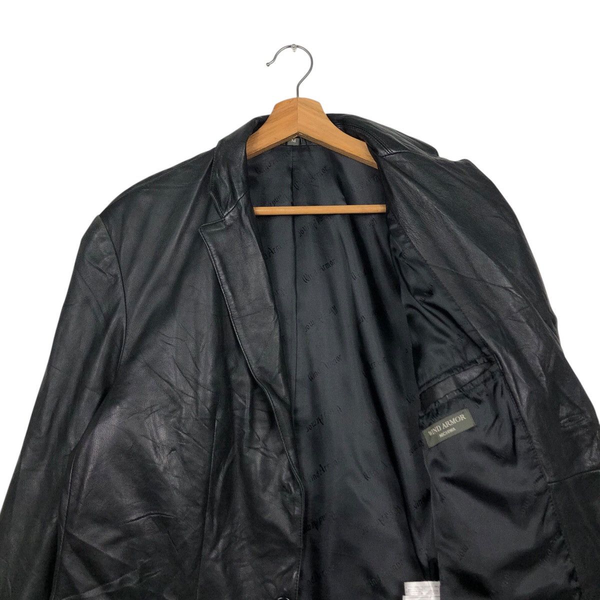 Japanese Brand 📌Vintage Chore Leather Jacket Biker Nichiwa Issey Miyake Size US M / EU 48-50 / 2 - 13 Thumbnail