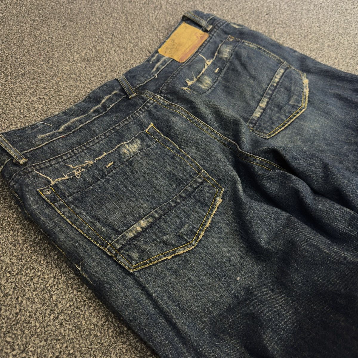 Hurley 🔥 Vintage y2k Baggy Skate Hurley Global 3 Denim Size US 37 - 10 Thumbnail