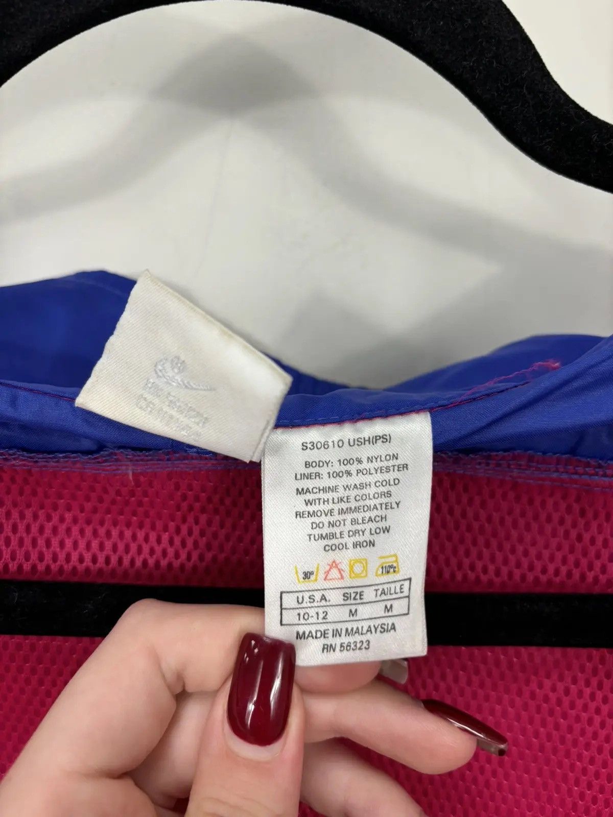 Nike × Vintage Vintage 90s Nike Y2K Full Zip Retro Nylon Track Jacket Size US M / EU 48-50 / 2 - 12 Thumbnail