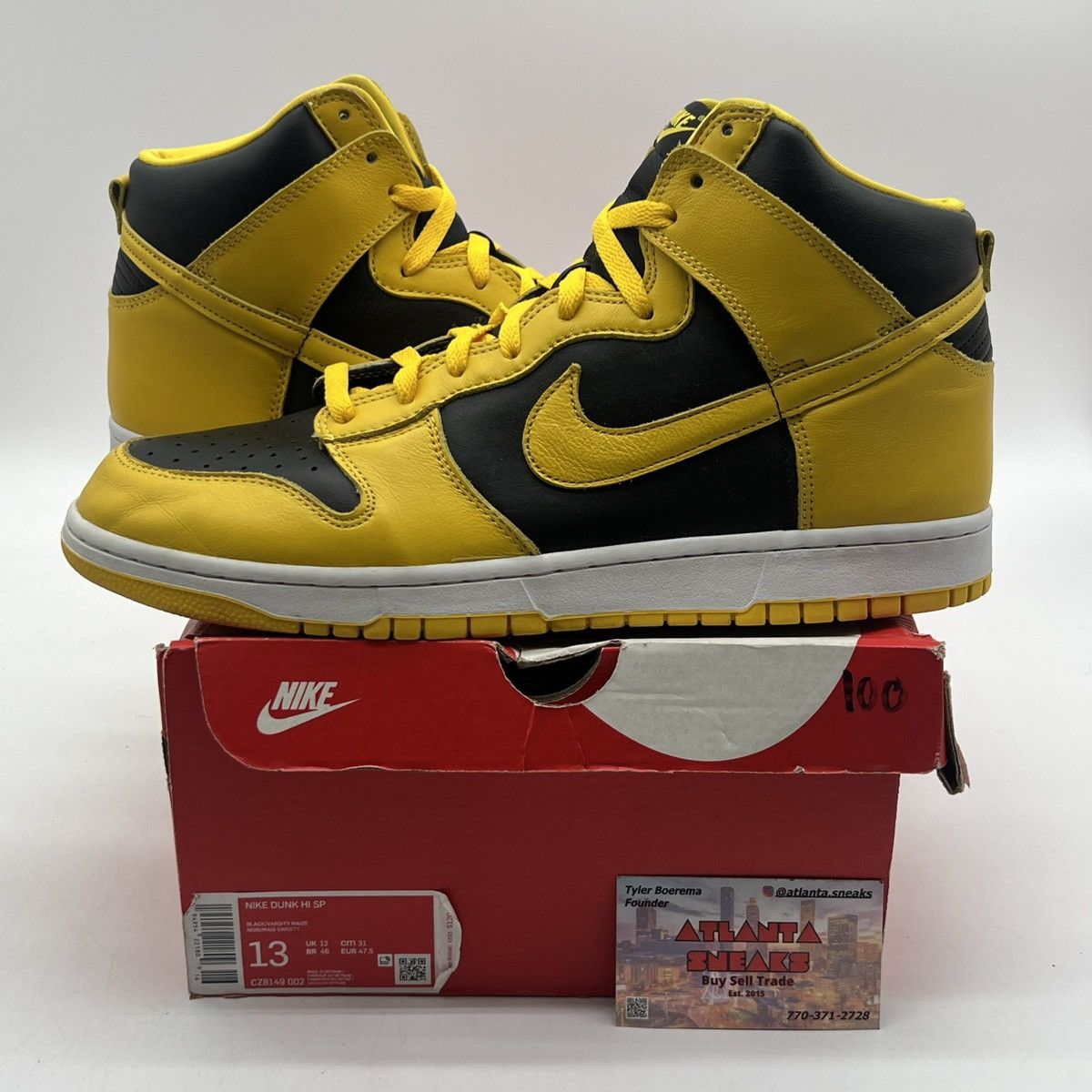 Nike Nike dunk high Iowa Size US 13 / EU 46 - 1 Thumbnail