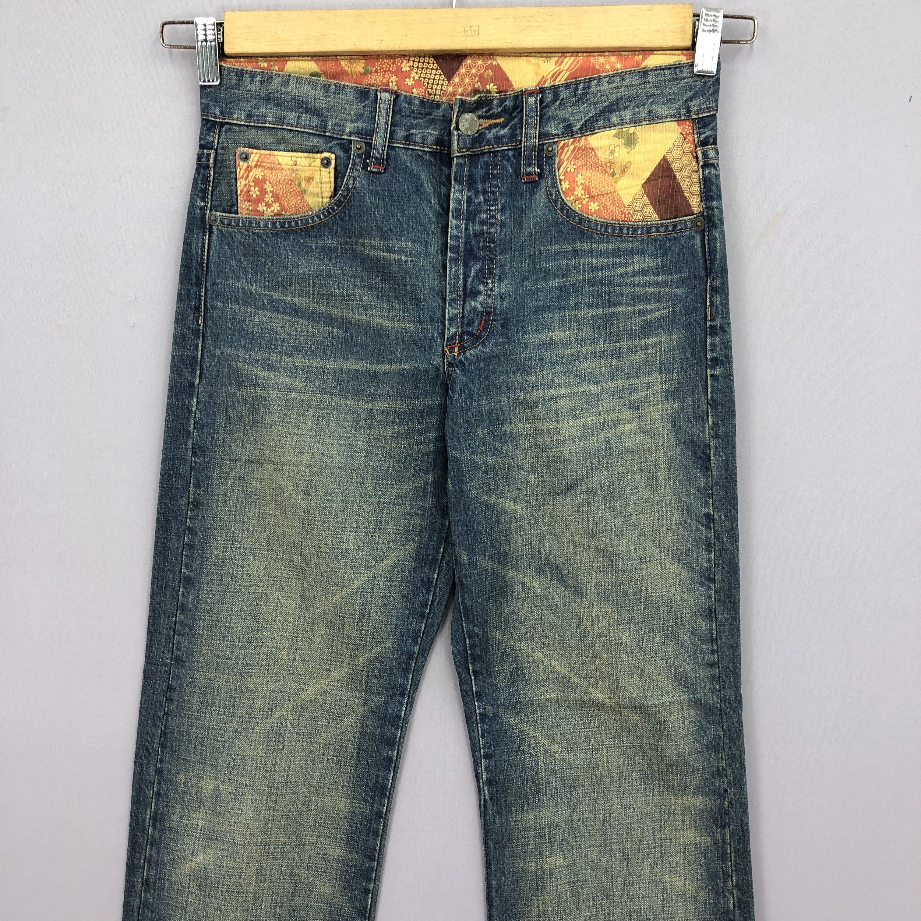 Japanese Brand × Vintage Vintage Japanese Sukajan Motif Jeans Harajuku Denim BS40094 Size US 30 / EU 46 - 4 Thumbnail