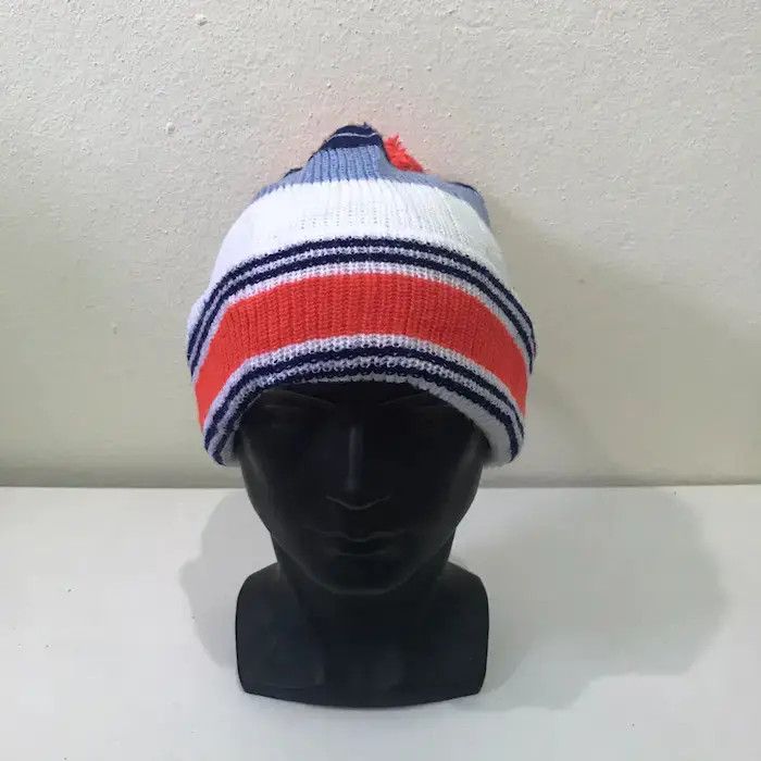 Japanese Brand × Vintage Japanese Brand Stripe Design Beanie Hat Size ONE SIZE - 3 Thumbnail