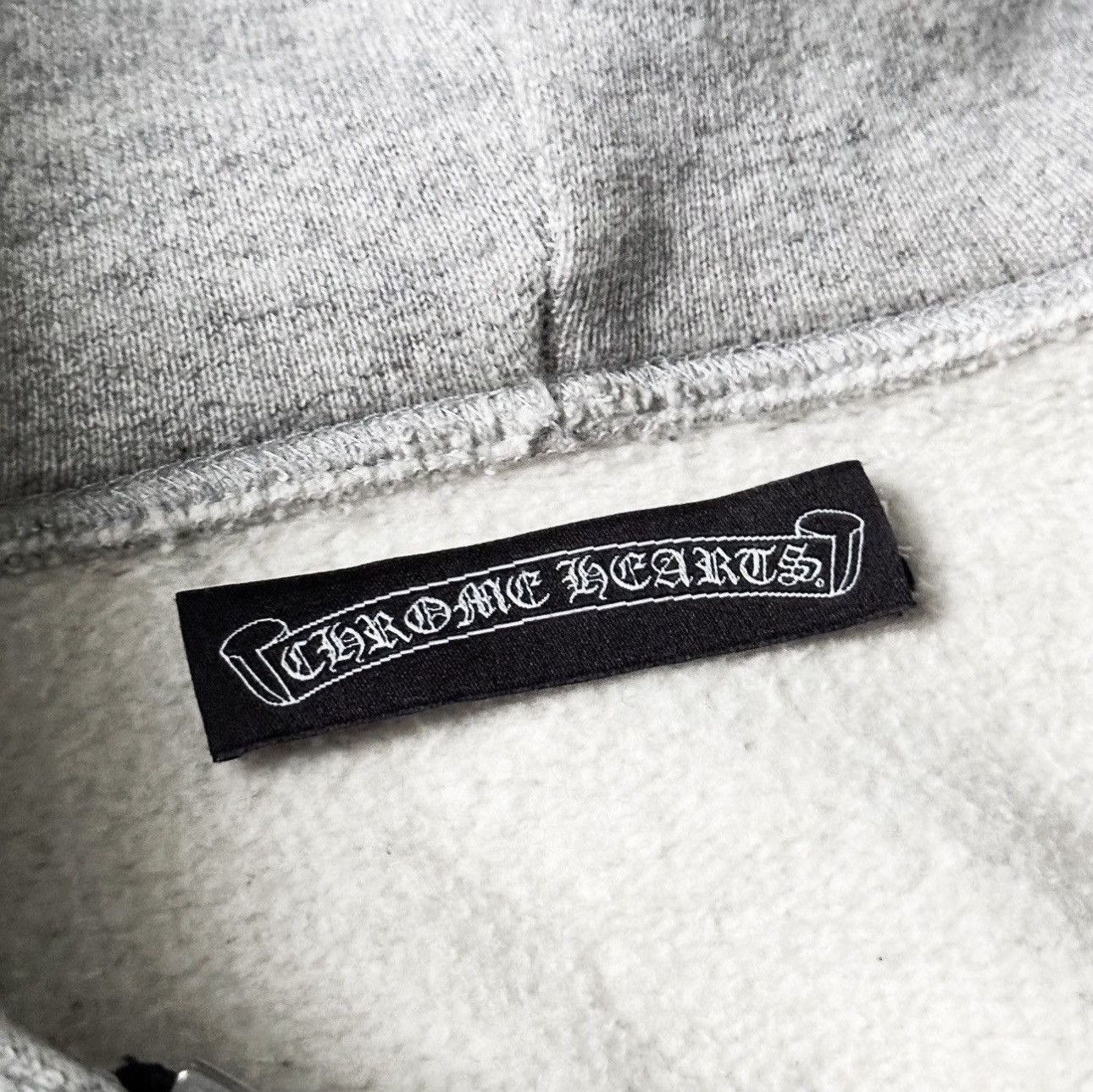Chrome Hearts Leather Cross Patch Zip Up Hoodie Size US L / EU 52-54 / 3 - 7 Thumbnail