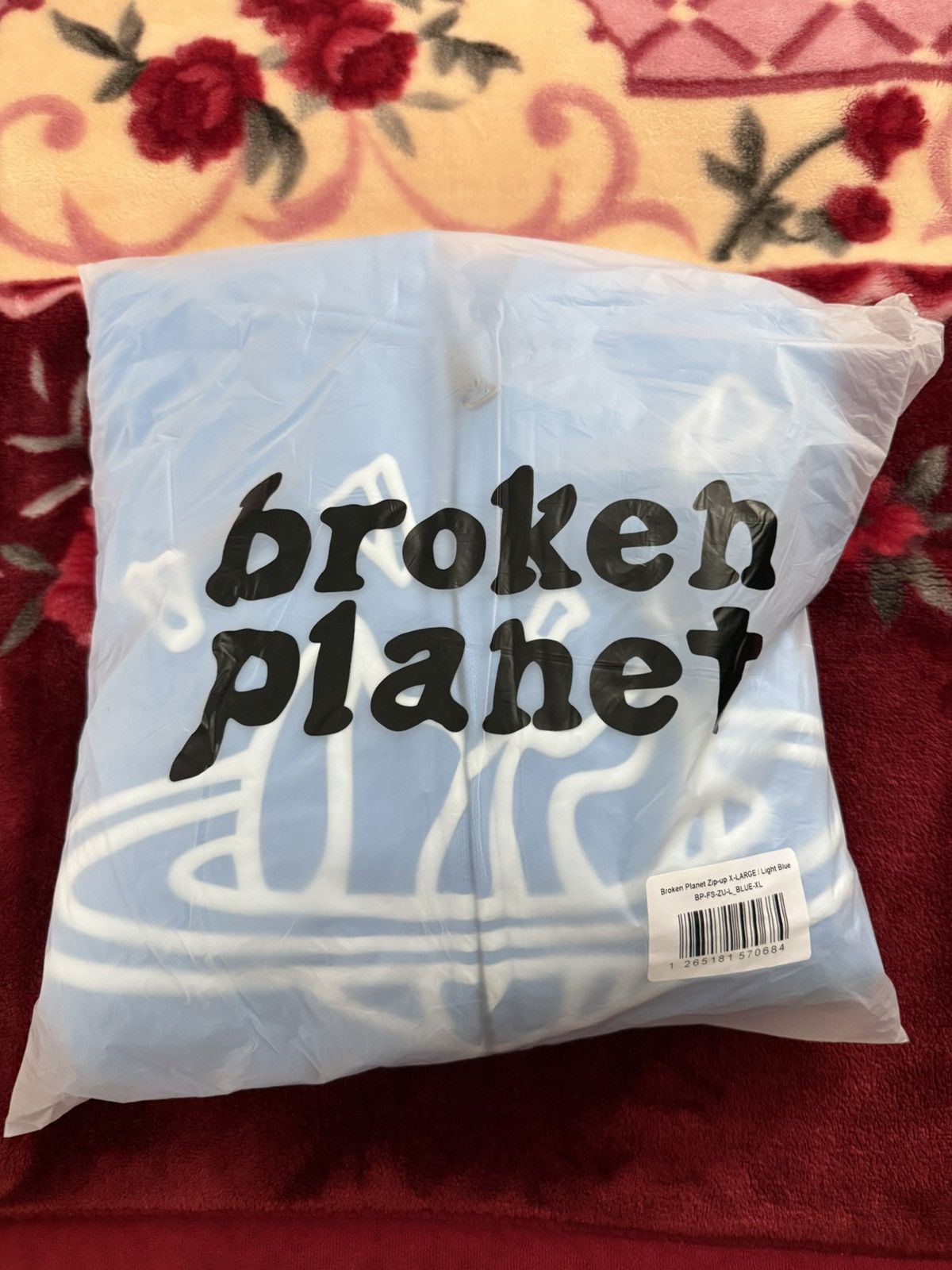 Broken Planet Broken Planet Zip-Up Hoodie “Blue” Size XL🔥 Size US XL / EU 56 / 4 - 6 Thumbnail