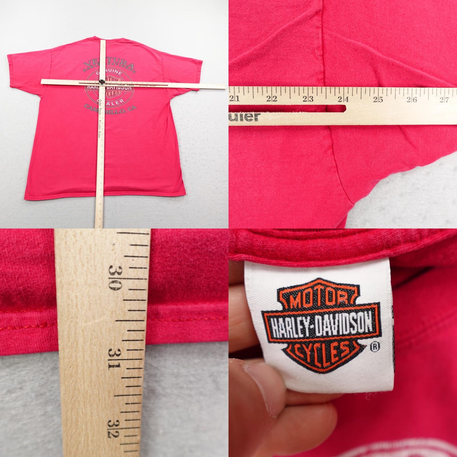 Harley Davidson Harley Davidson Shirt Mens 2XL Red Legendary Biker Tee Camarillo CA Motorcycles Size US XXL / EU 58 / 5 - 8 Thumbnail