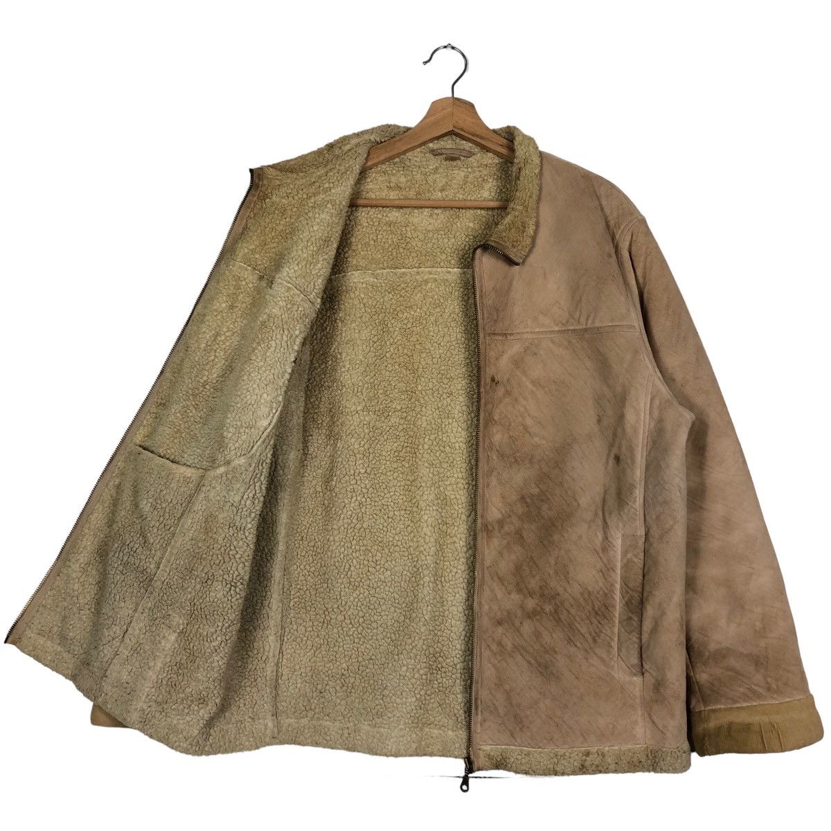 Japanese Brand 🔥90’s Vintage Moleskin Leather Mink Fur Lining Uniqlo Japan Size US L / EU 52-54 / 3 - 9 Thumbnail