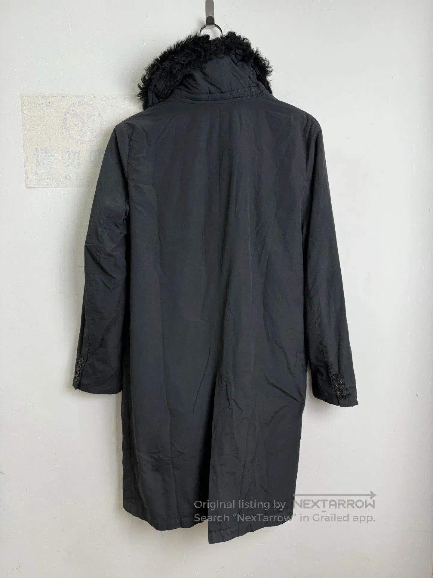 Helmut Lang helmut lang 1999AW parka coat with fur collar. Size US M / EU 48-50 / 2 - 7 Thumbnail