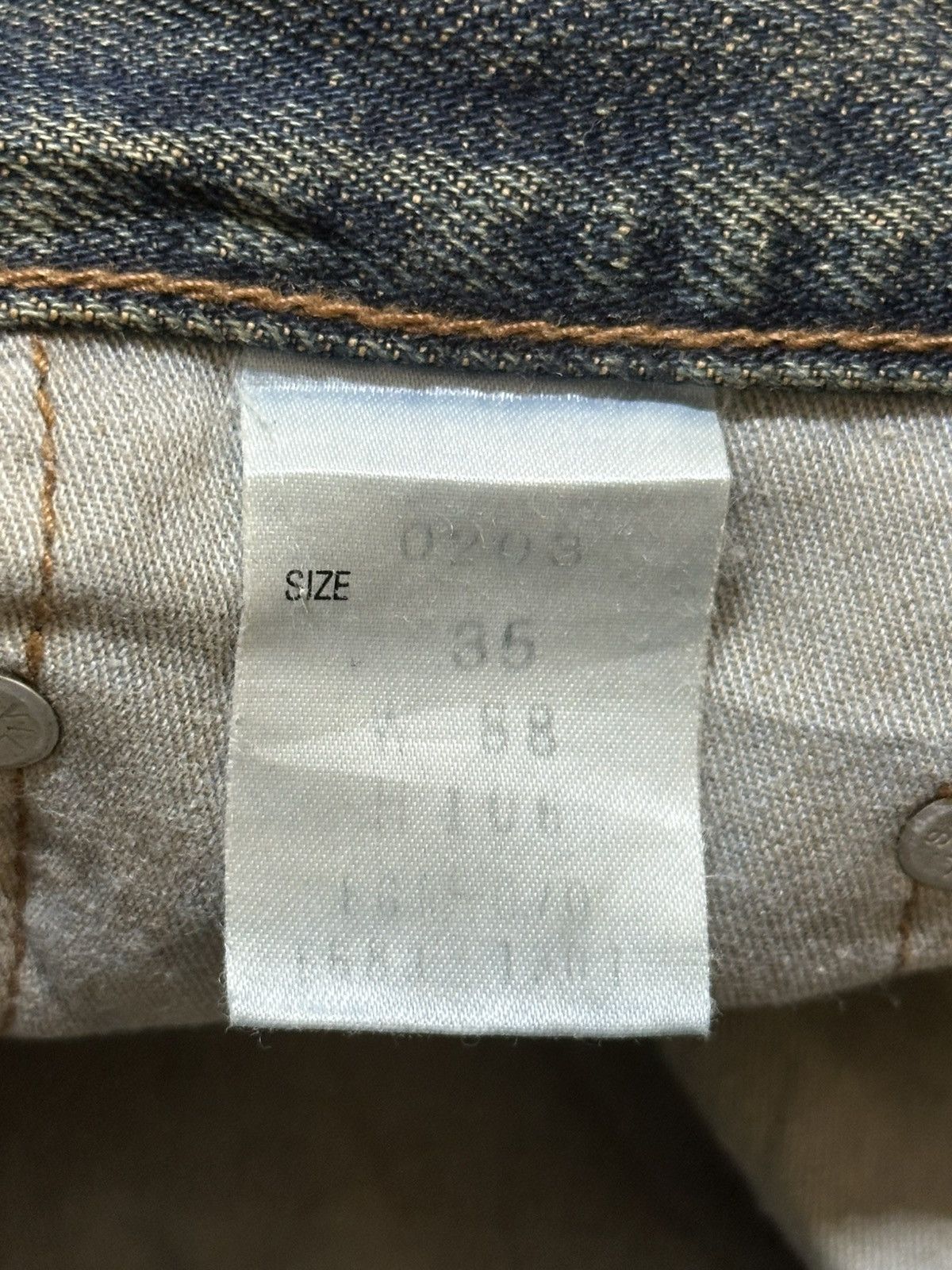 Japanese Brand Vintage Japanes Brand Mud Wash Faded Distressed Baggy Jeans Size US 34 / EU 50 - 8 Thumbnail