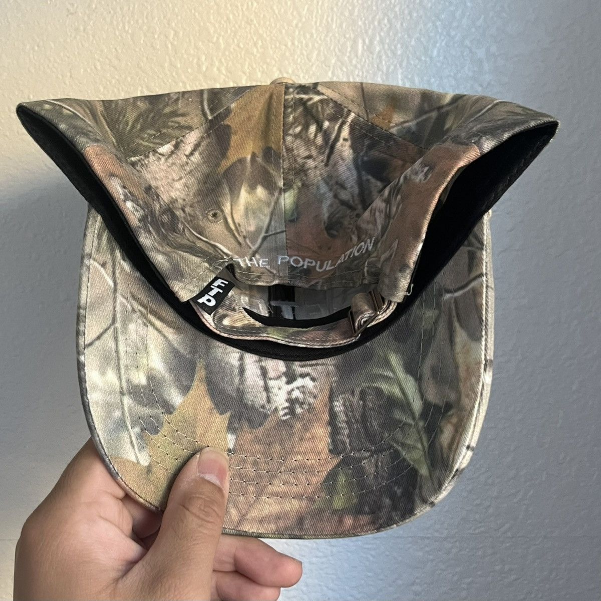 Fuck The Population 2025’ Fuck The Population Logo 6 Panel Camp Logo Dad Hat O/S Size ONE SIZE - 6 Thumbnail