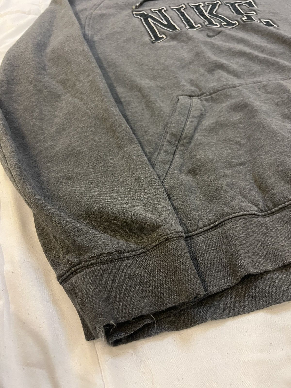 Nike × Vintage Y2K NIKE Spell-Out Hoodie Size US L / EU 52-54 / 3 - 6 Thumbnail