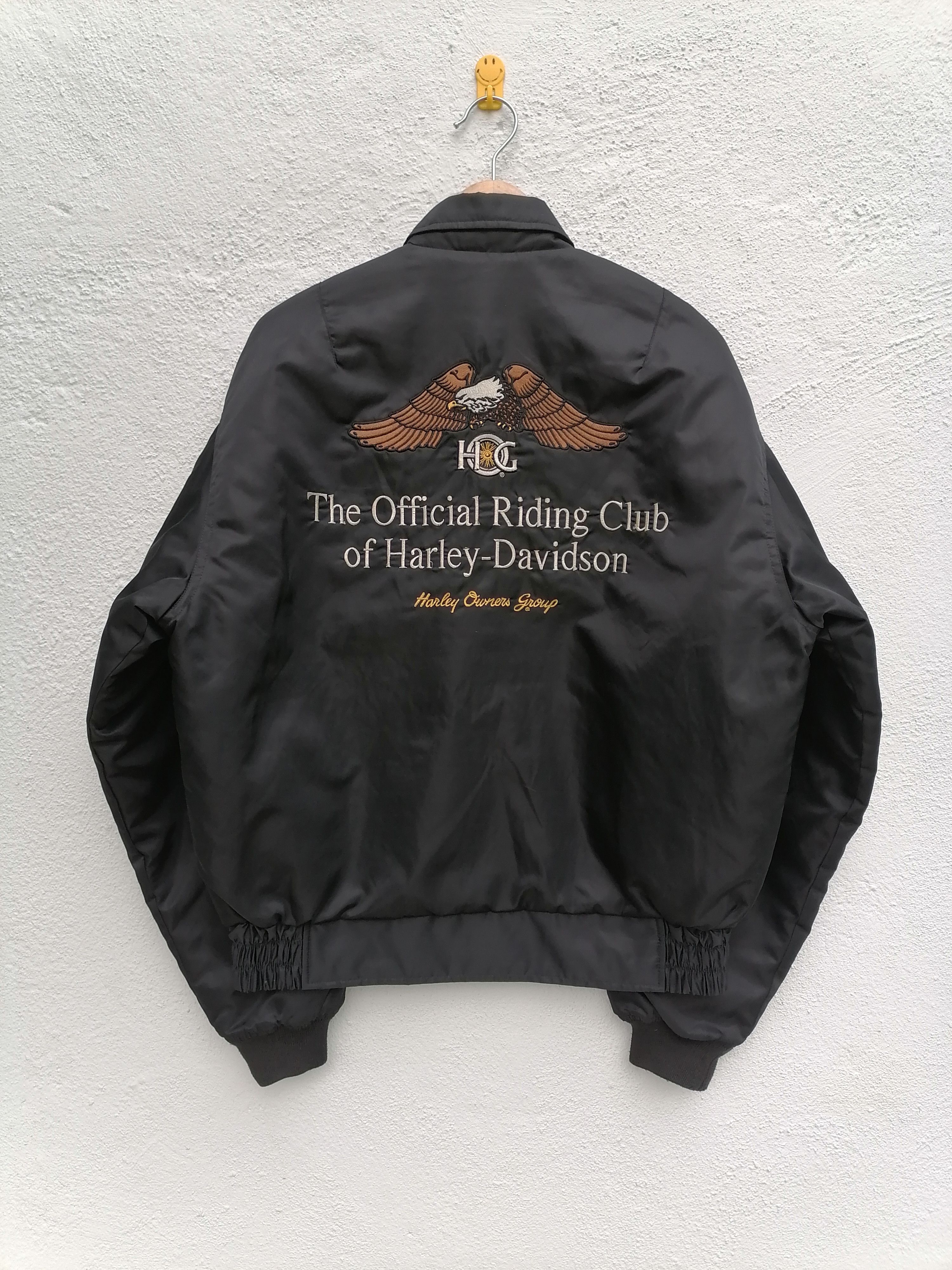 Harley Davidson × Vintage Harley Davidson HOG Eagle Logo Bomber Jackets Size US M / EU 48-50 / 2 - 1 Thumbnail