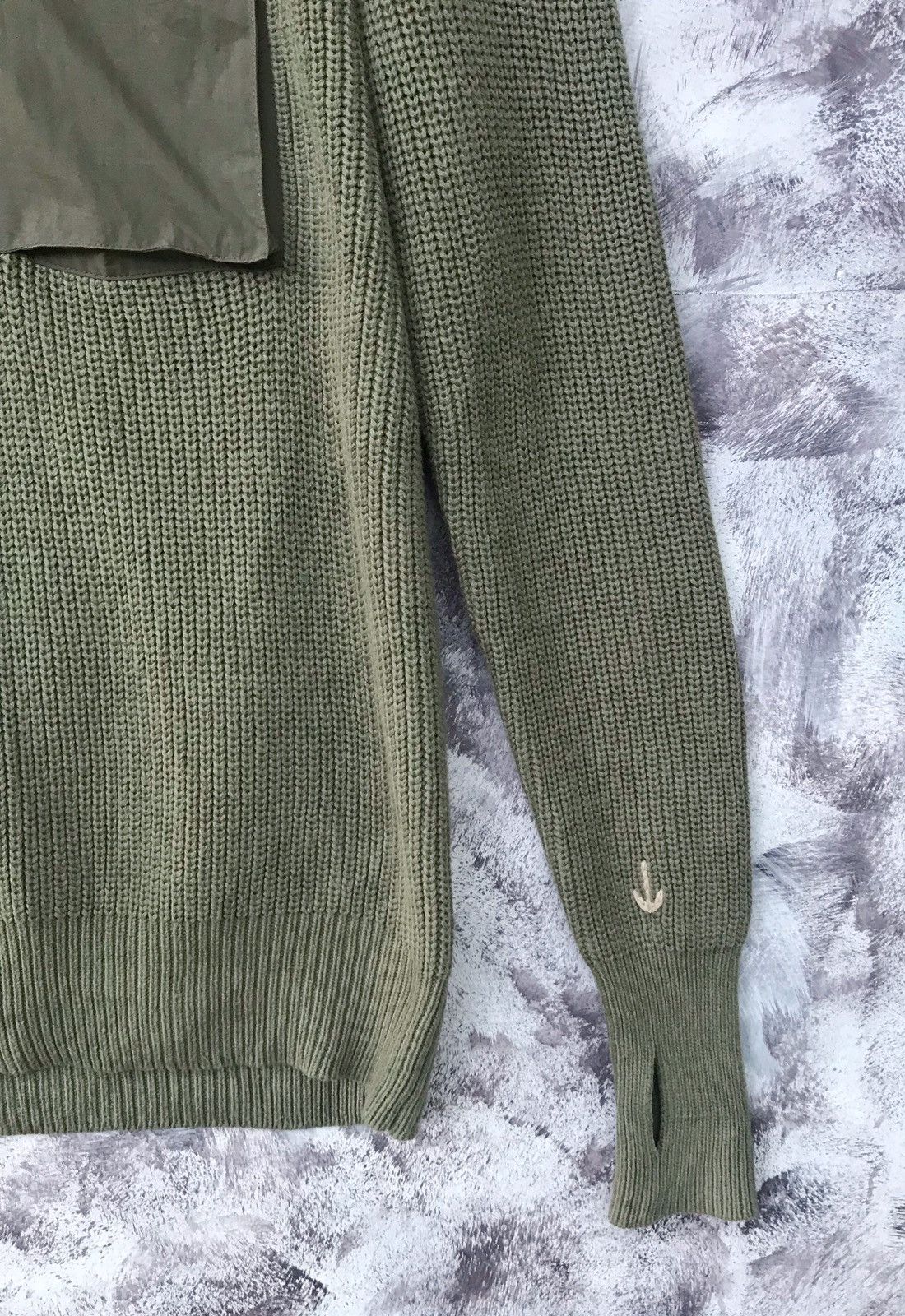 Designer Maden Workwear pocket sweater knit sweatshirts pullover Size US M / EU 48-50 / 2 - 4 Thumbnail